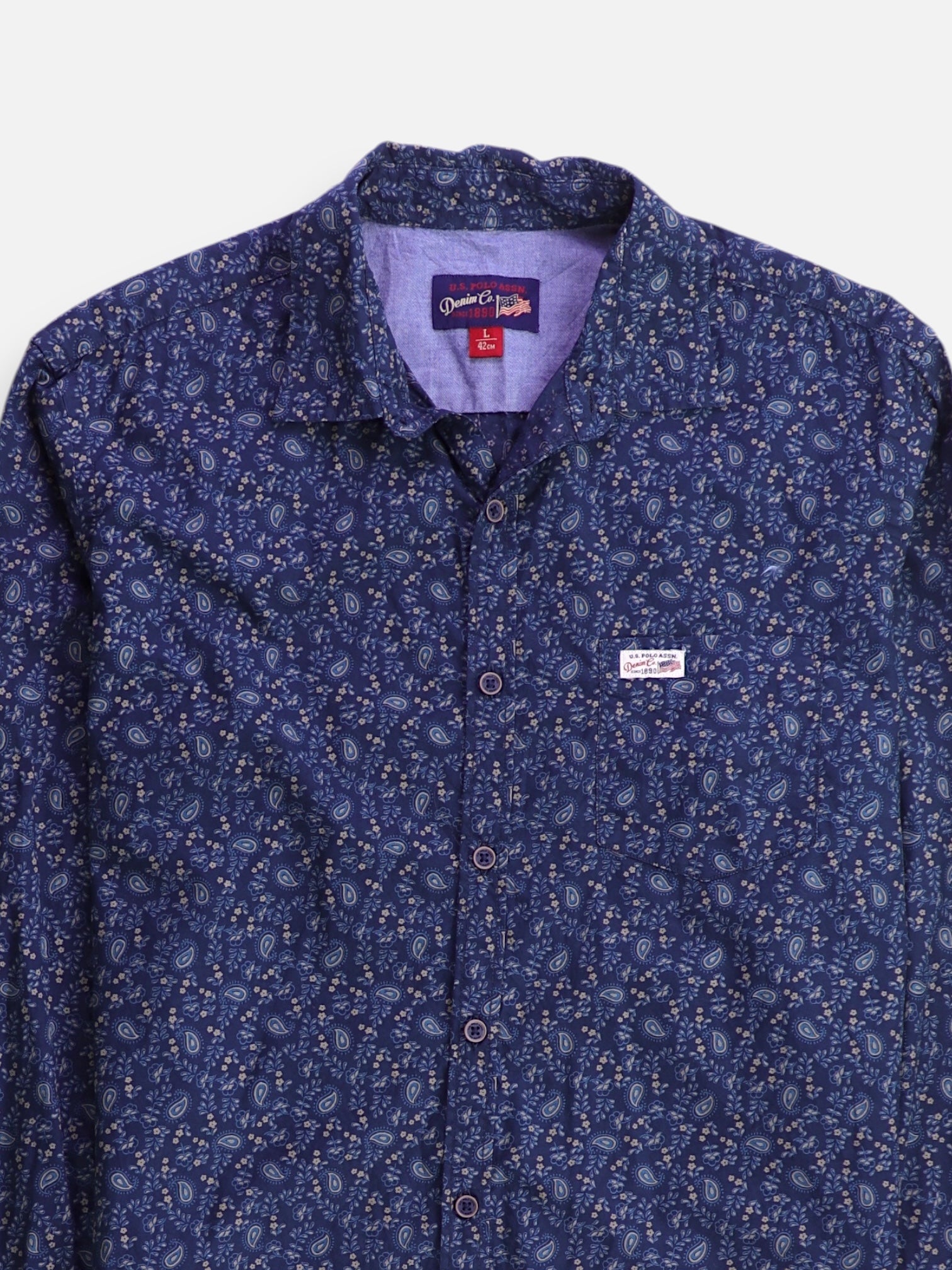US Polo ASSN Camisa Casual - Hombre - Large