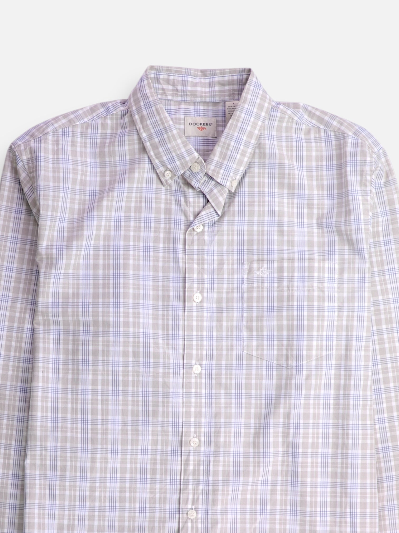 Dockers Camisa Casual - Hombre - Large