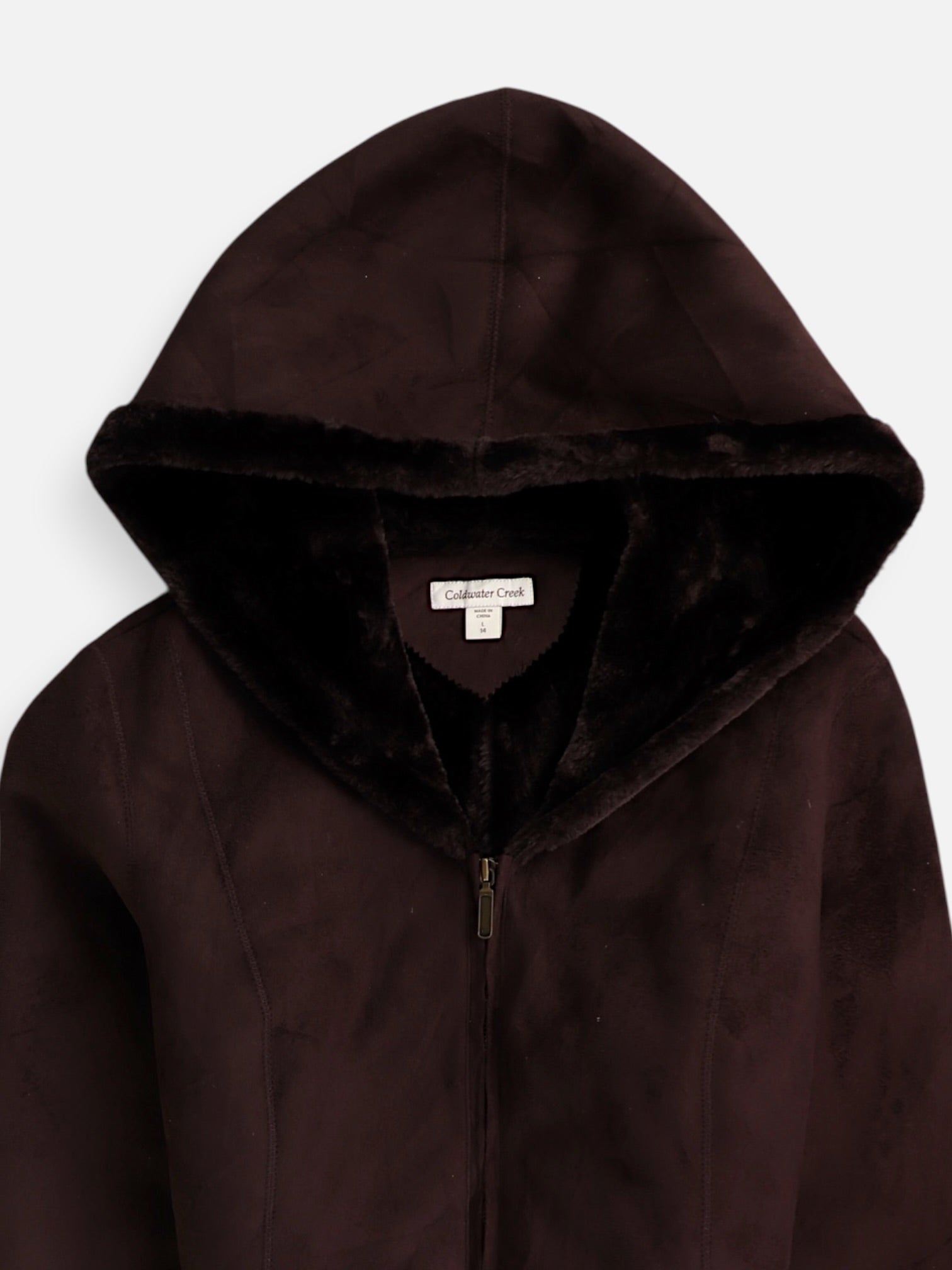 Chaqueta Casual Suede - Mujer - Large
