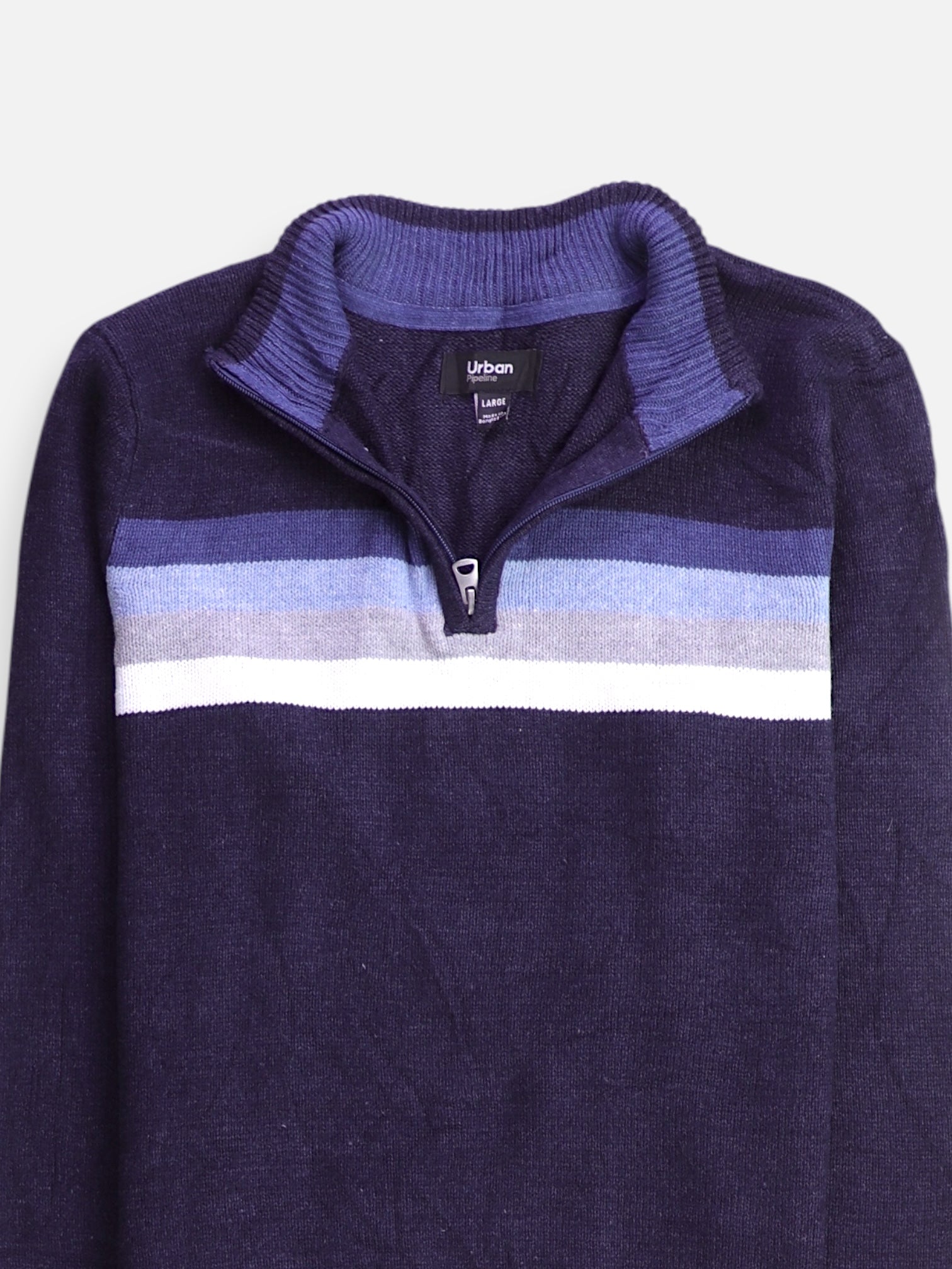 Sueter Knit Color Block - Niño - Large - 11-12Y (Años)