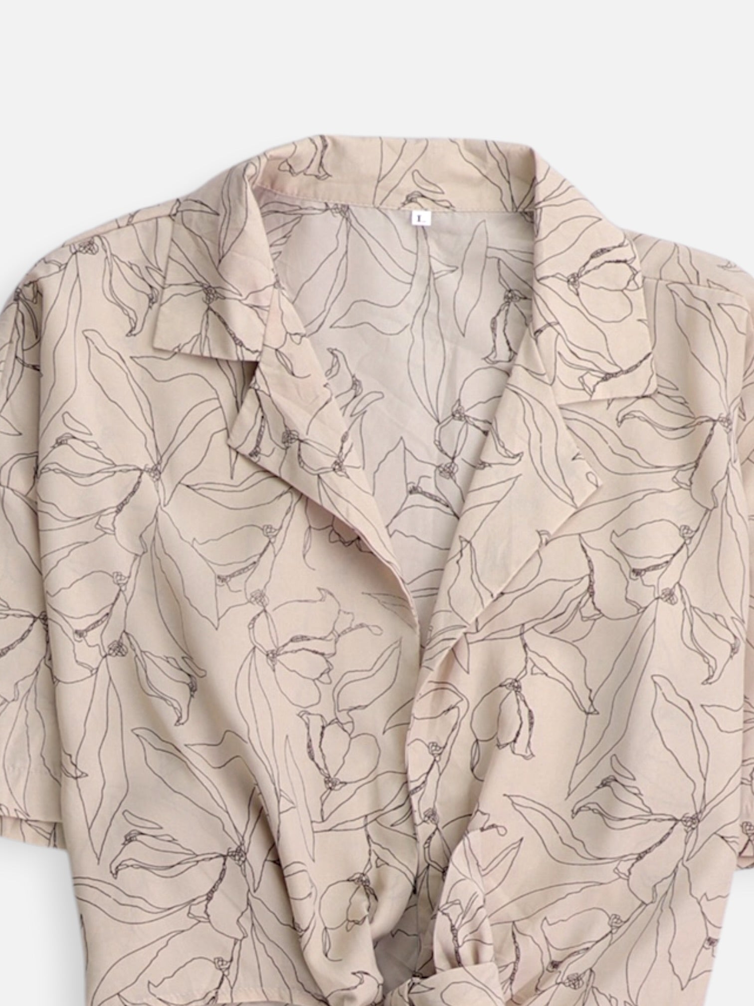 Blusa Crop Top - Mujer - Large