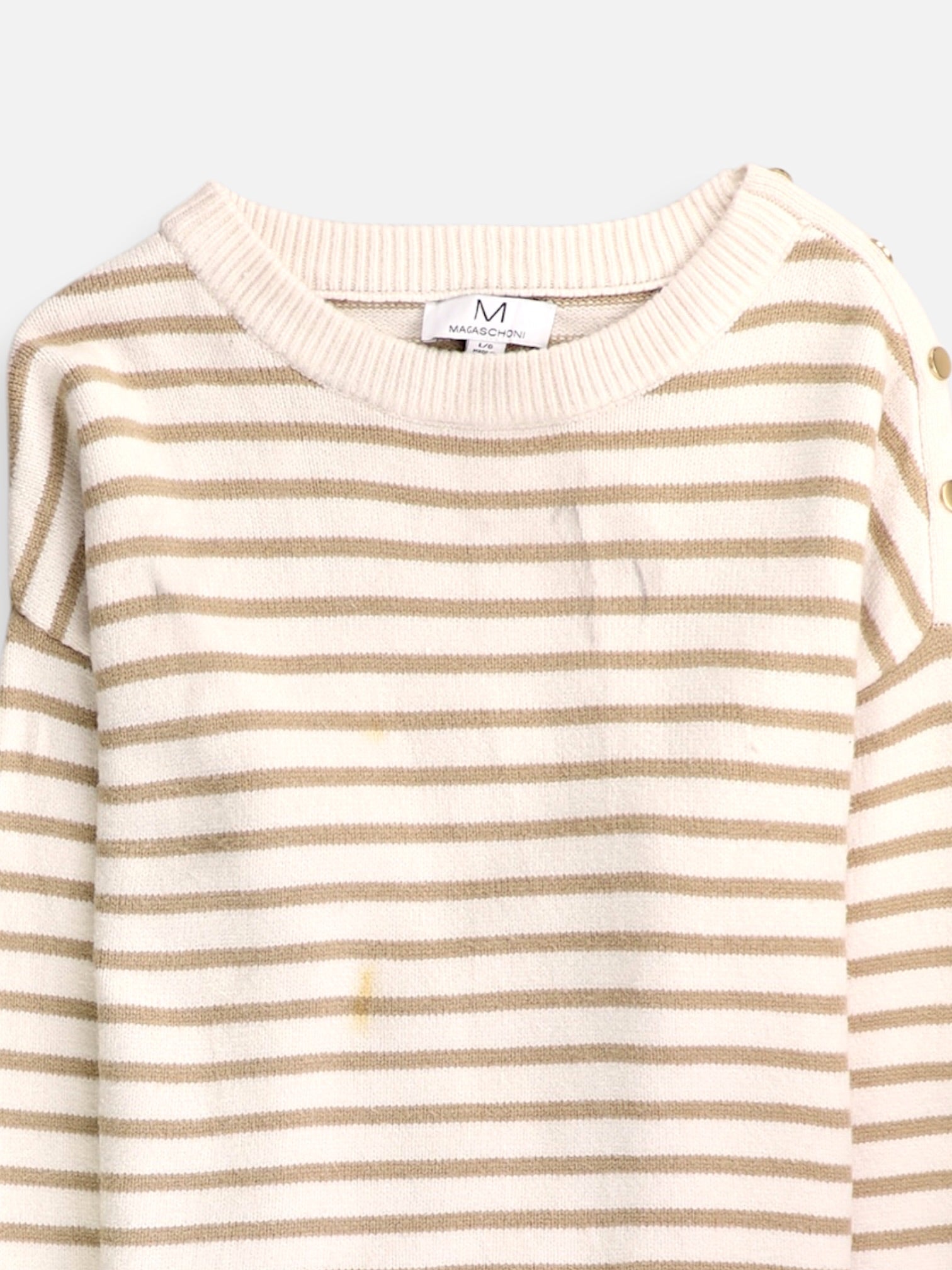 Sueter Knit Color Block - Mujer - Large