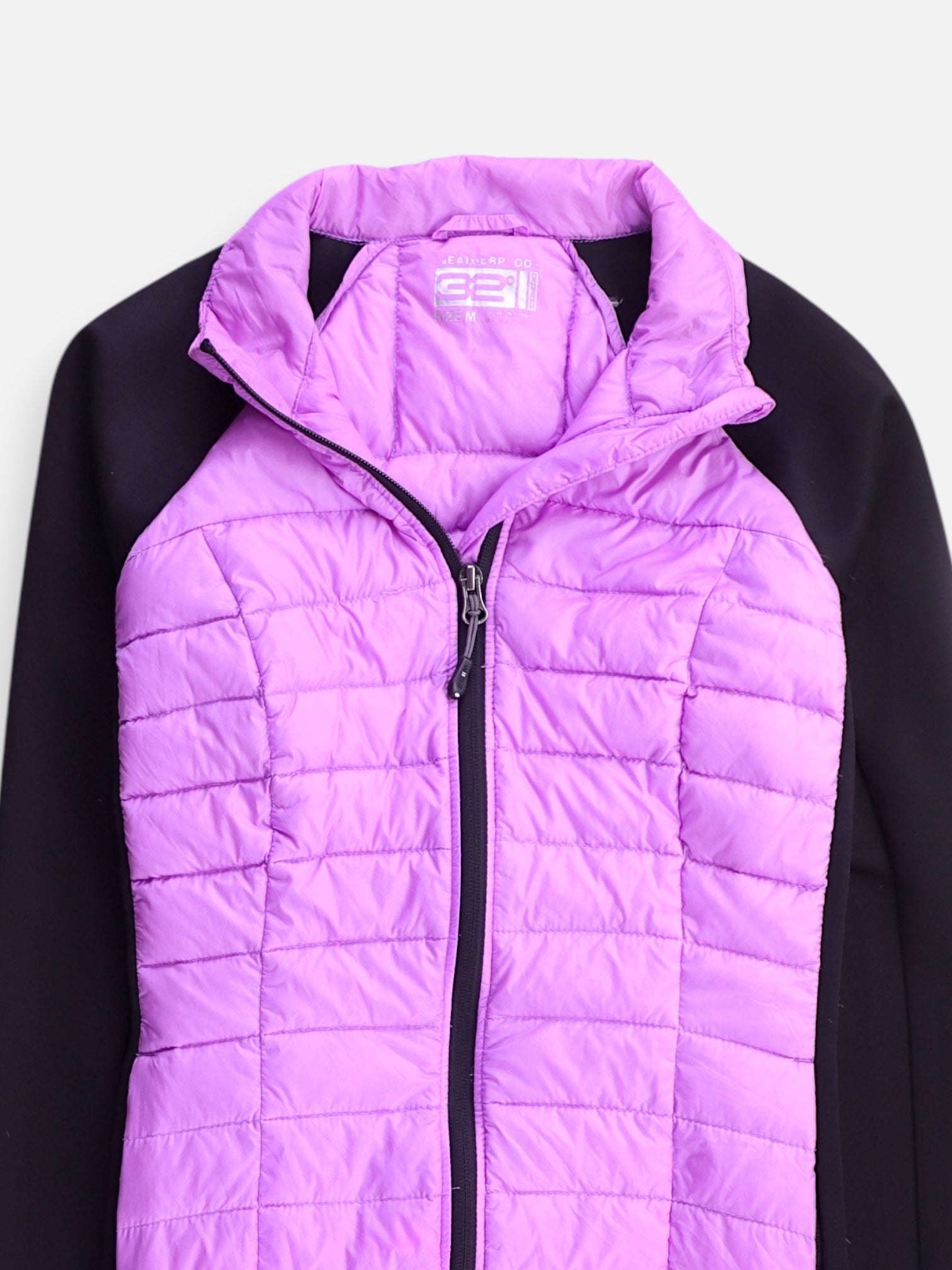 32 HEAT COOL Sudadera Fleece Color Block - Mujer - Medium