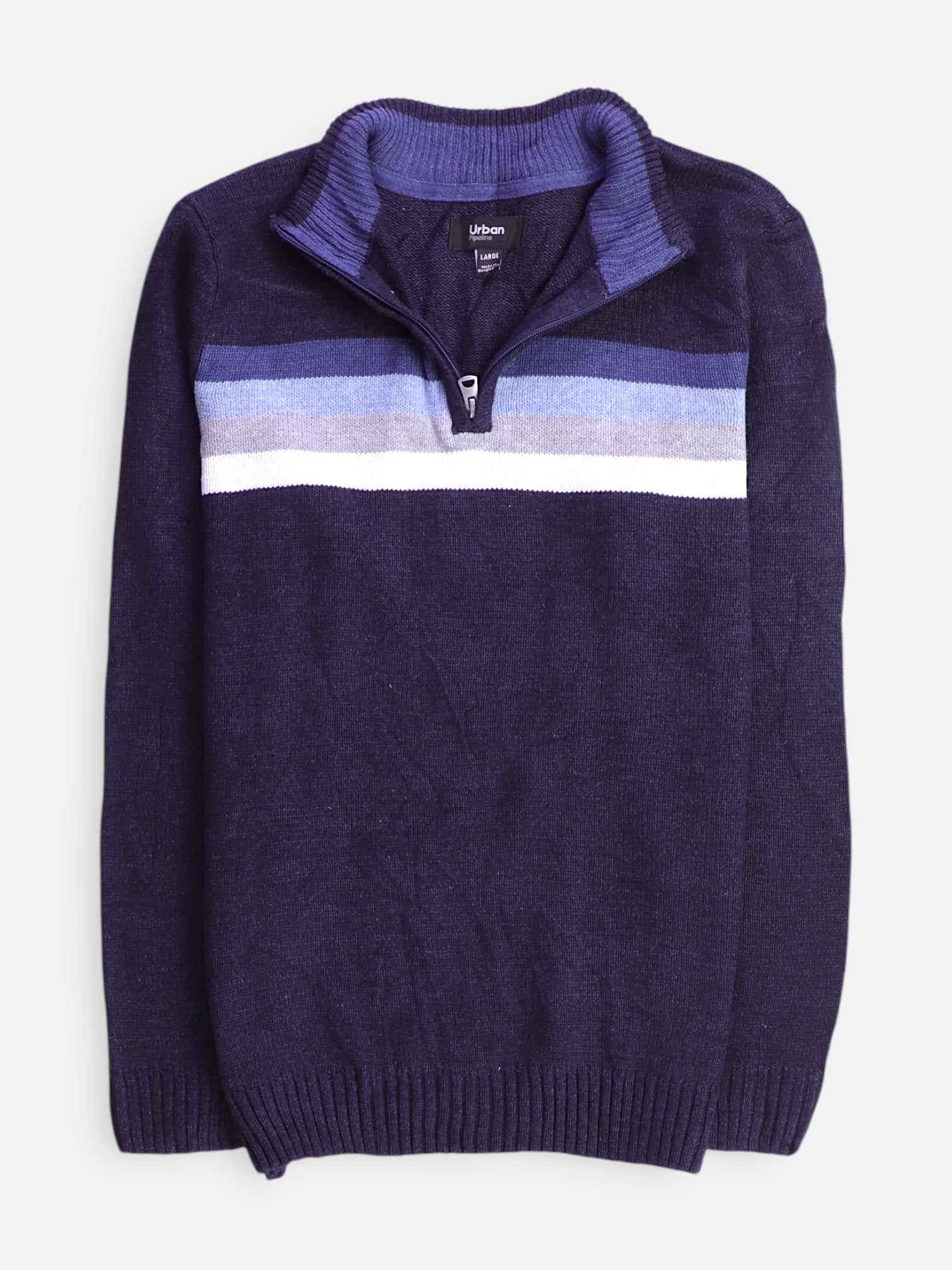 Sueter Knit Color Block - Niño - Large - 11-12Y (Años)