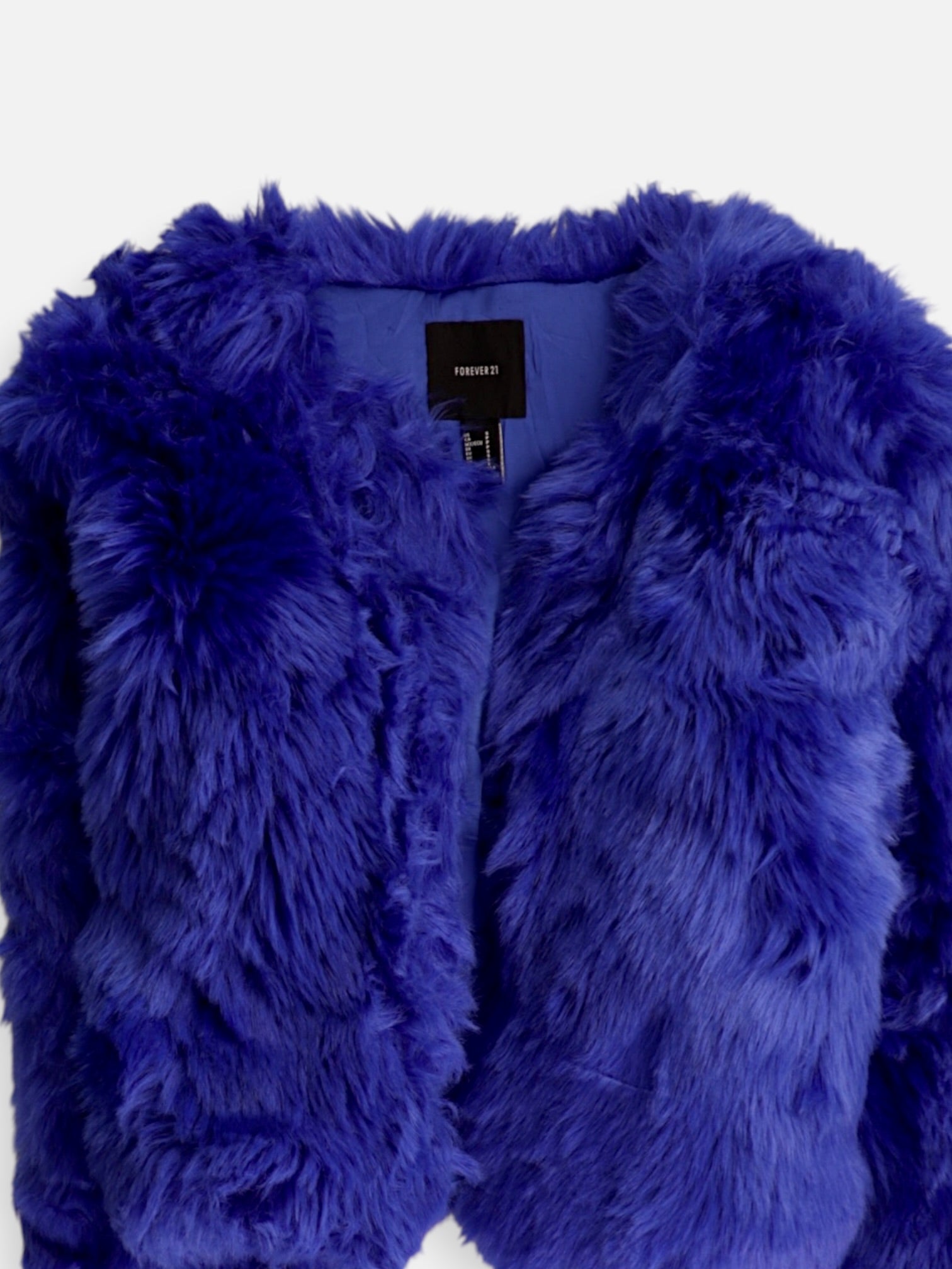 Forever 21 Chaqueta Casual Teddy - Mujer - Small