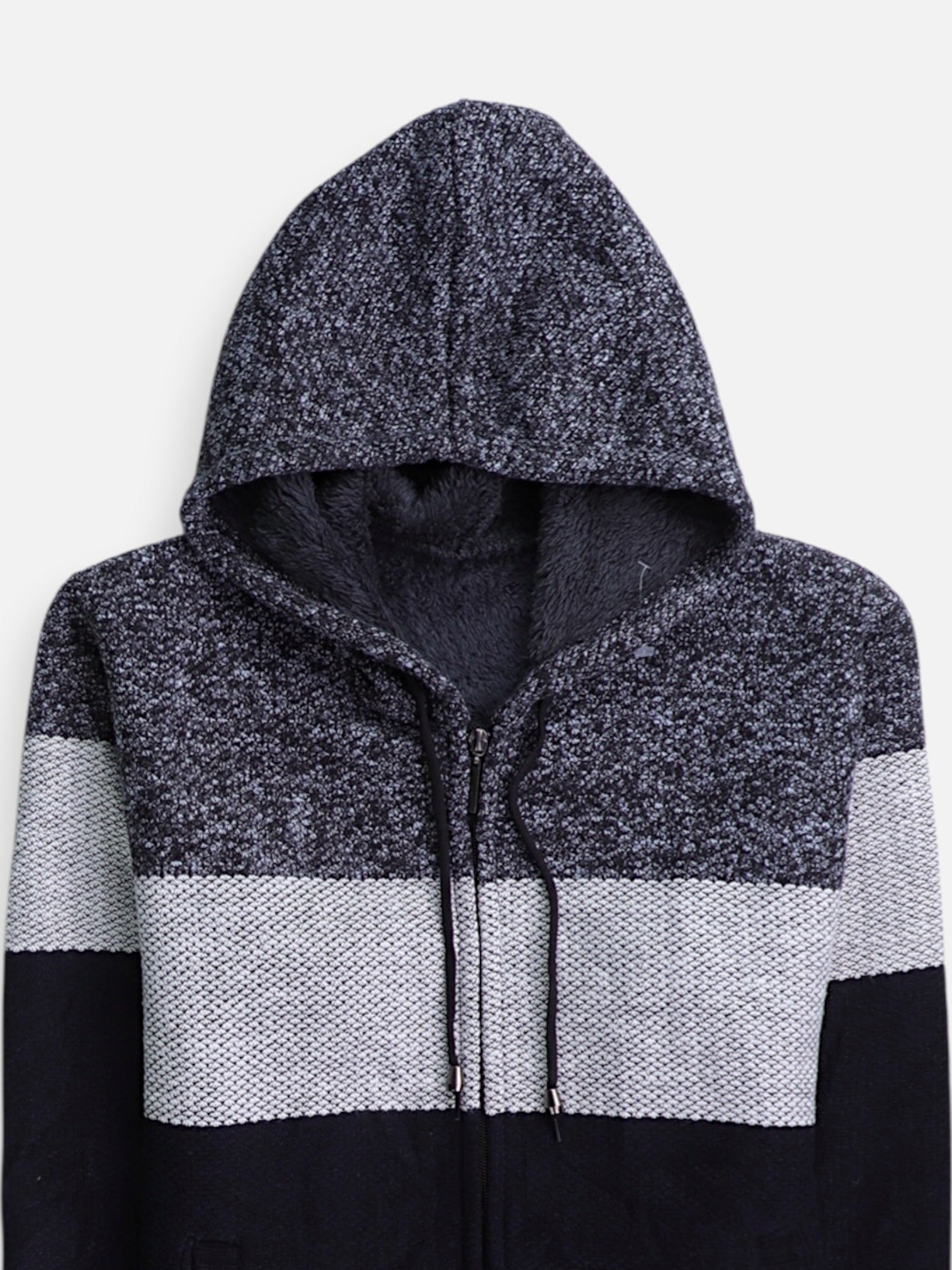 Sudadera Hoodie Color Block - Hombre - N/A