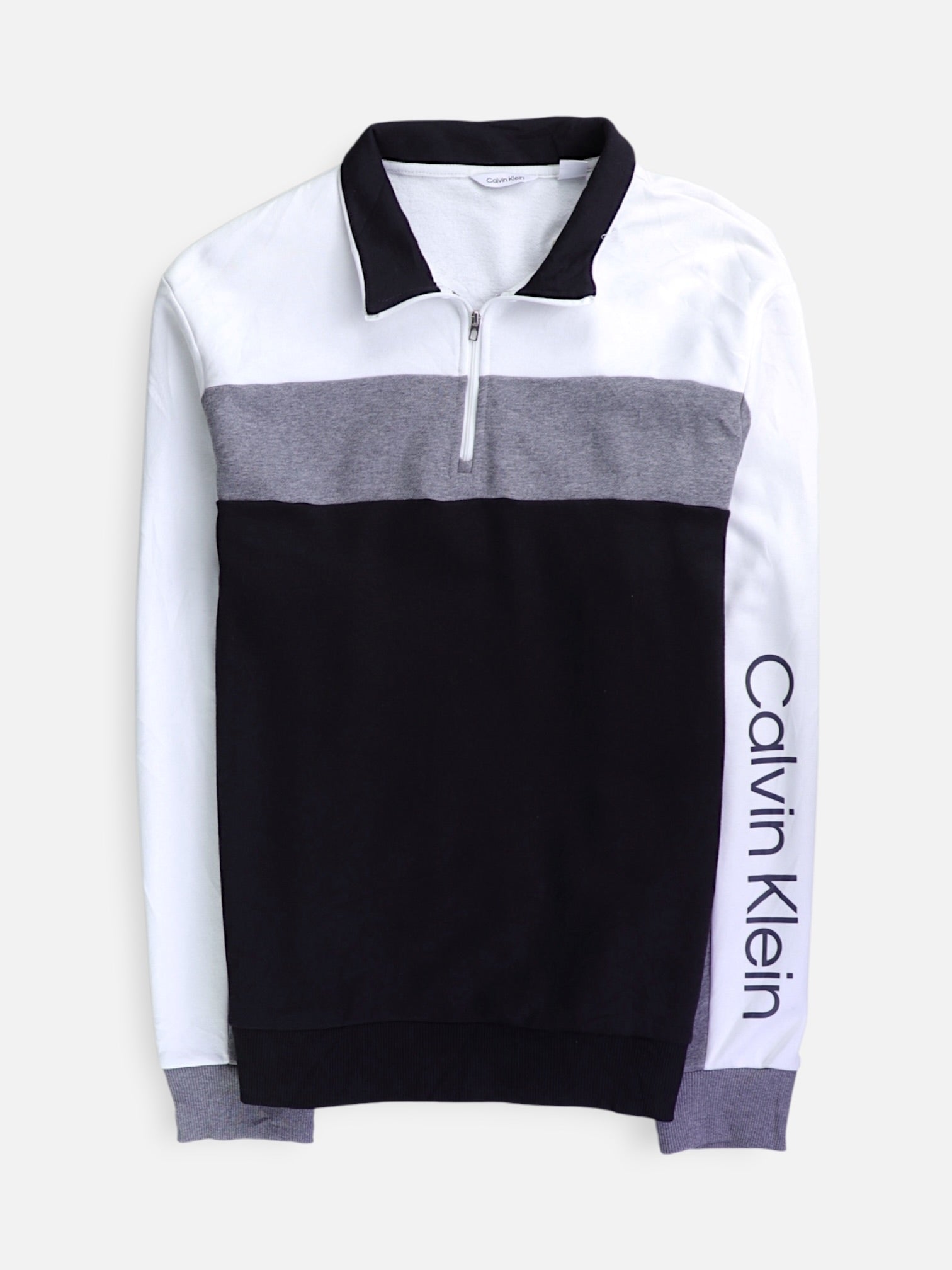 Calvin Klein Sudadera Fleece Color Block - Hombre - XL
