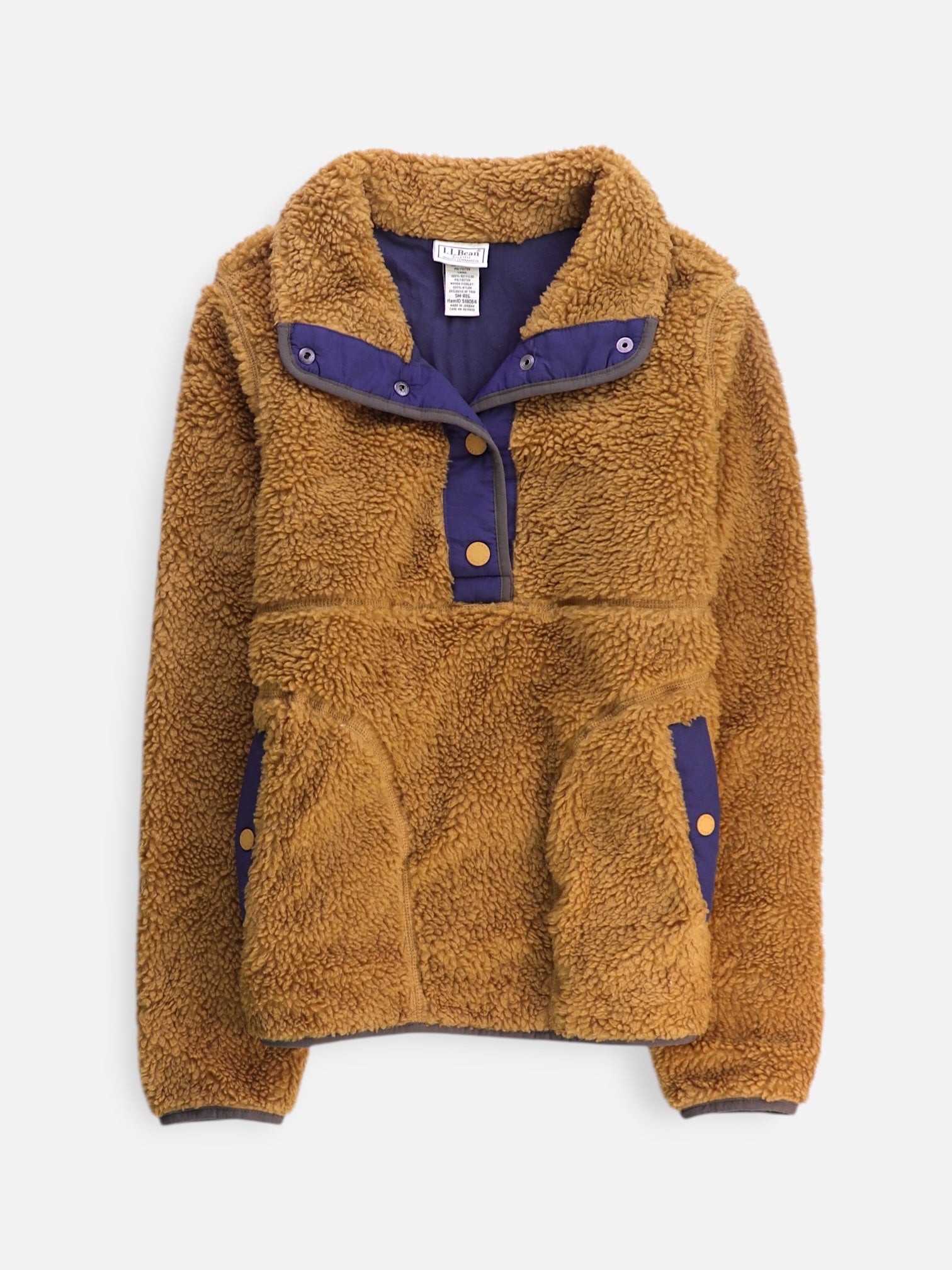 LL BEAN Chaqueta Casual Teddy - Mujer - Small