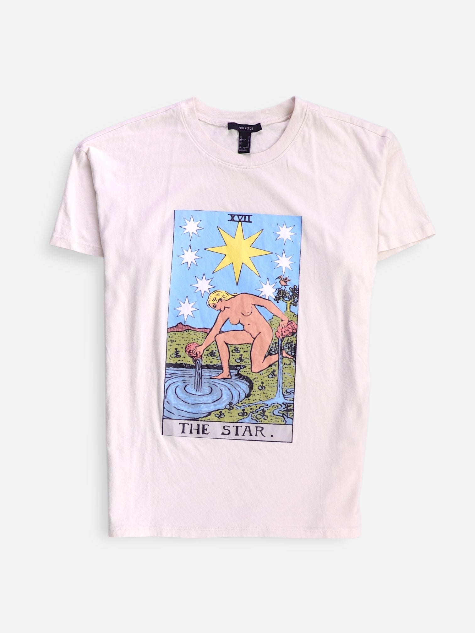 Forever 21 Camiseta Grafica - Mujer - Small