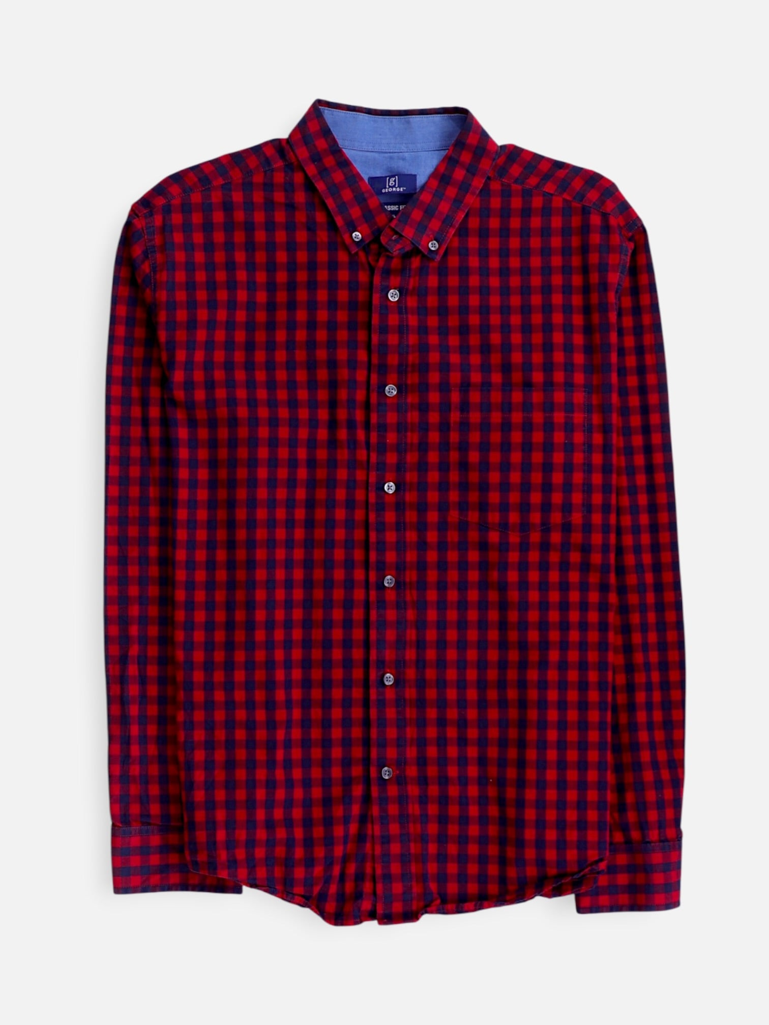 George Camisa Color Block - Hombre - XL