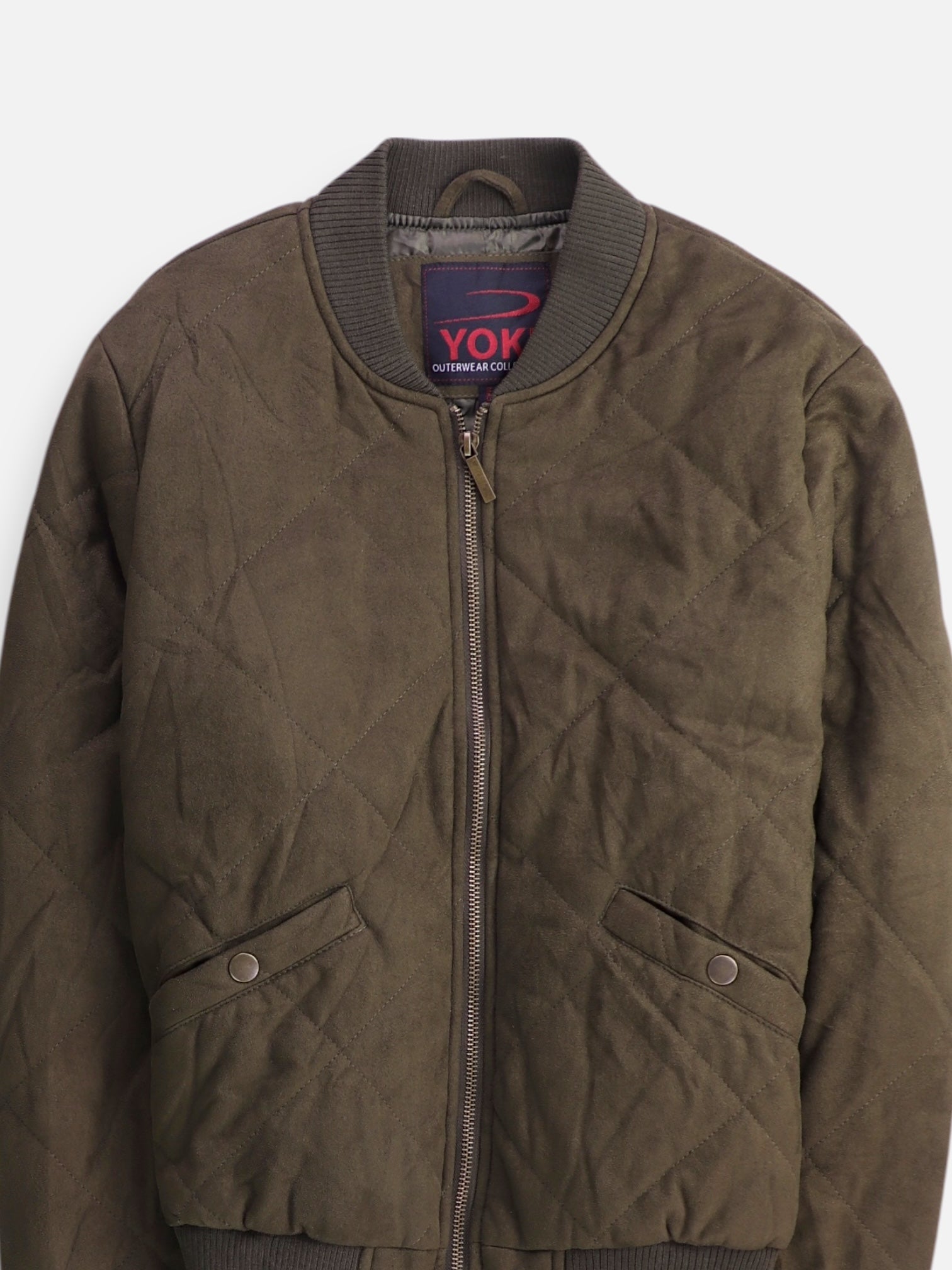 Chaqueta Bomber  Suede - Mujer - Large