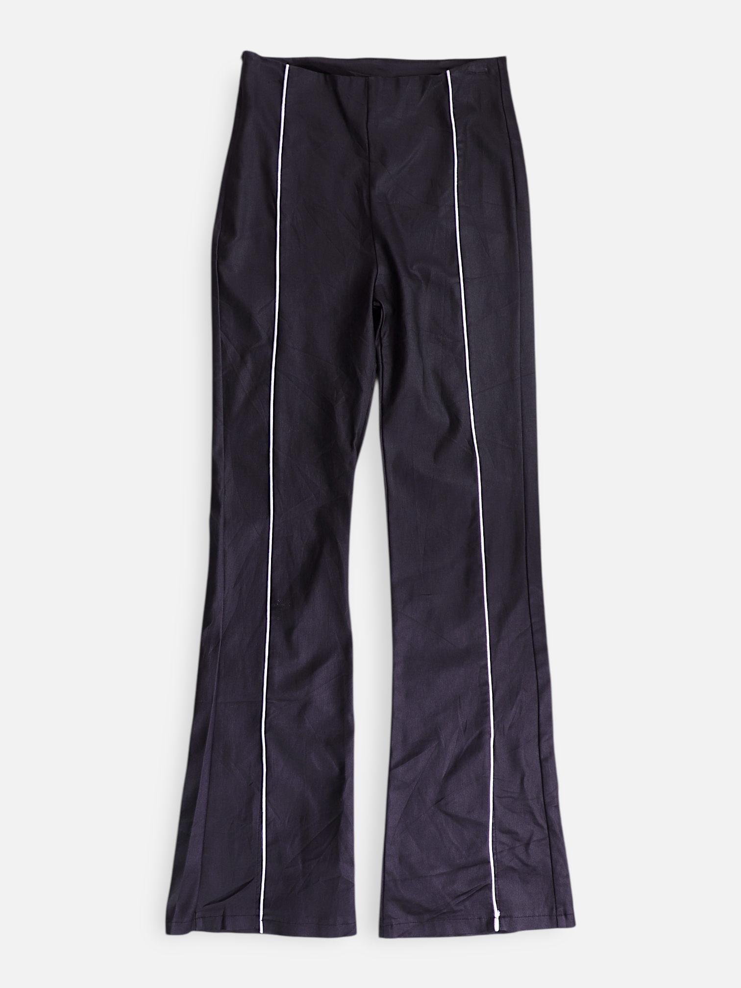 Pantalon Flare Fit Cuero - Mujer - Large