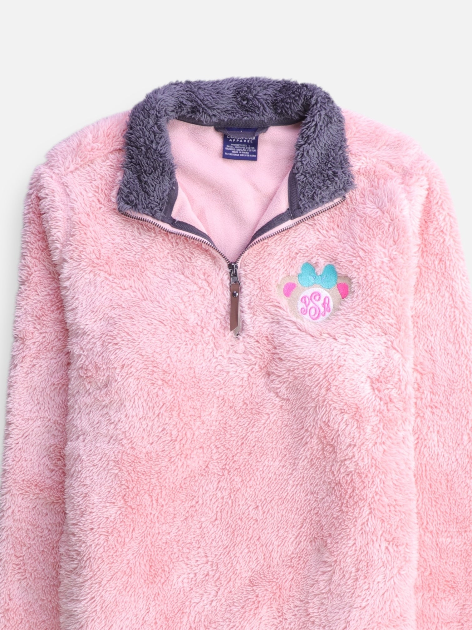 CHARLES RIVER APPAREL Sueter Knit Teddy - Mujer - Large