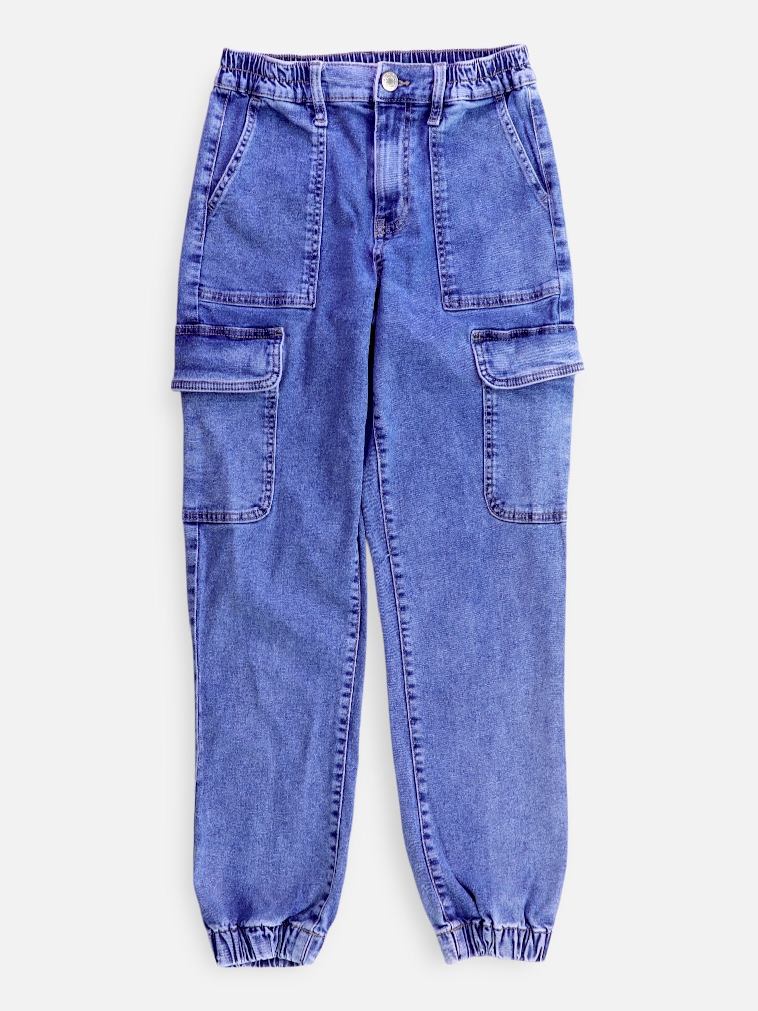 Jean Regular Fit Cargo - Mujer - 00
