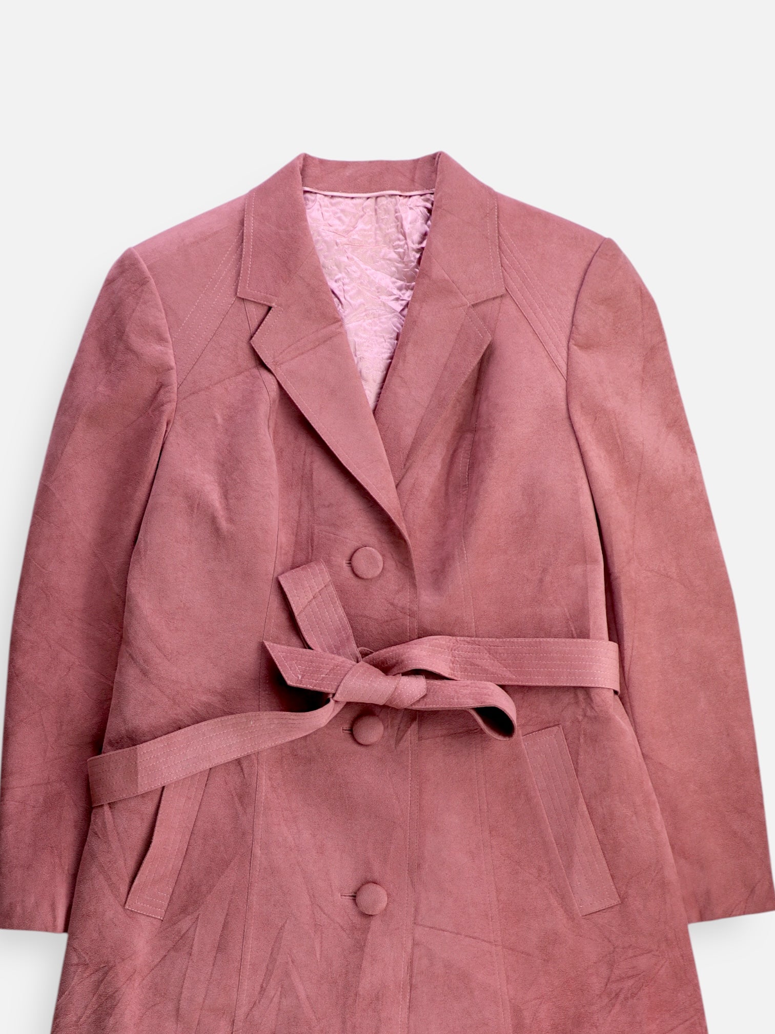 Abrigo Casual Suede - Mujer - Medium