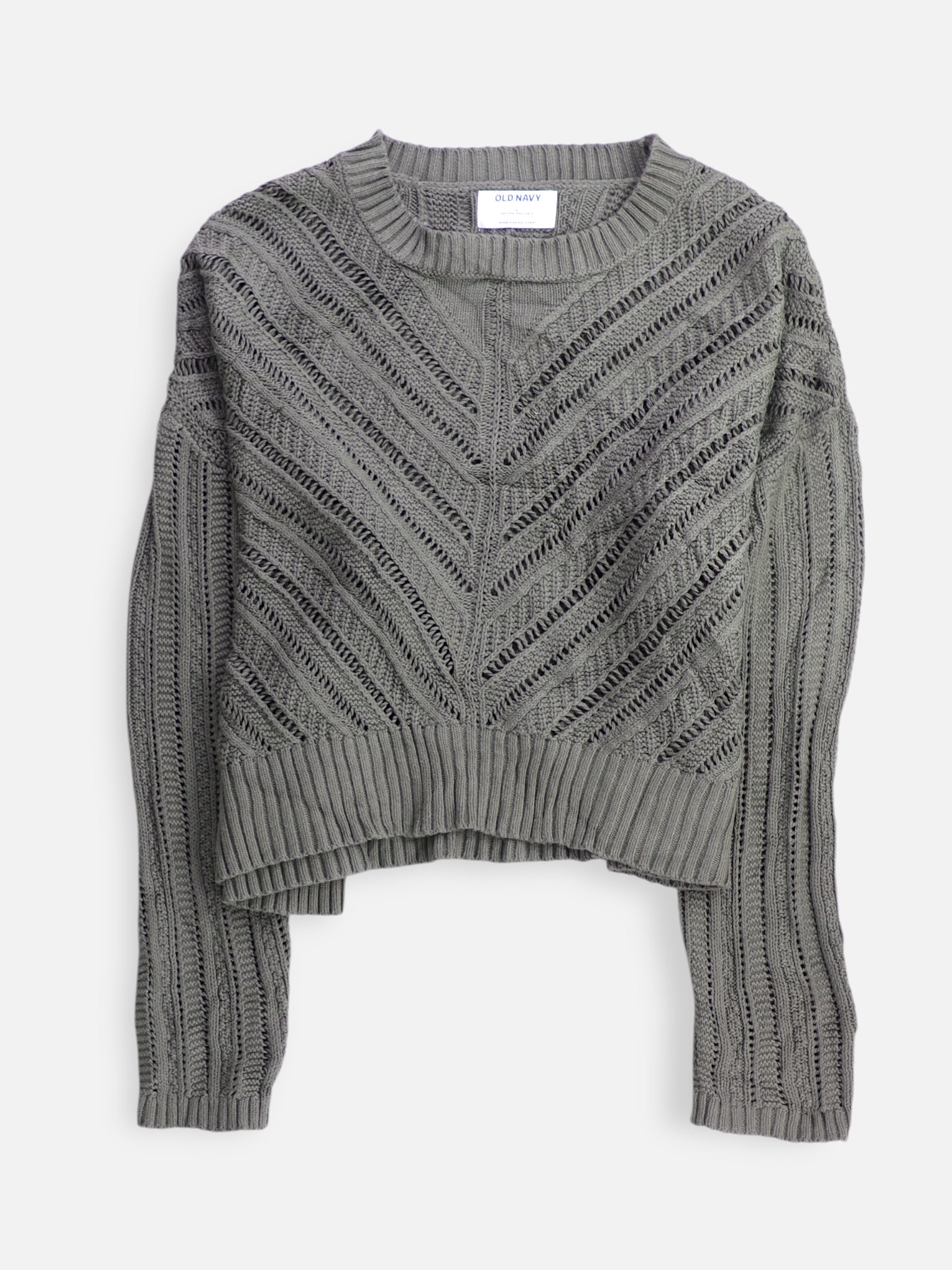 Old Navy Sueter Knit Casual - Mujer - Large