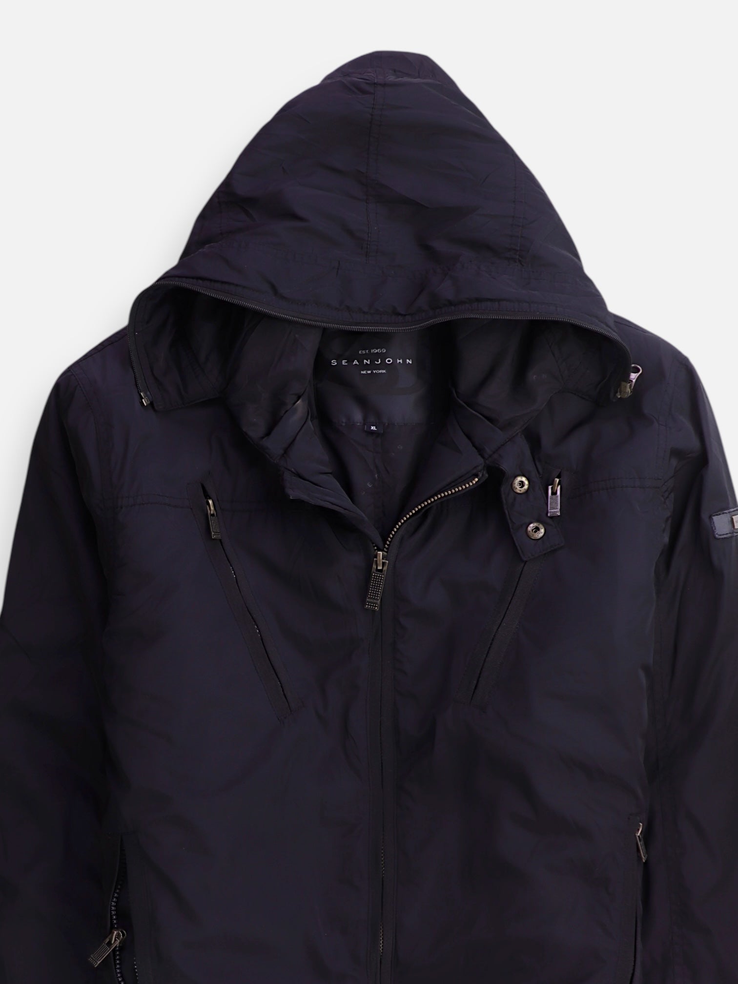 Sean John Chaqueta Impermeable Basic - Hombre - XL