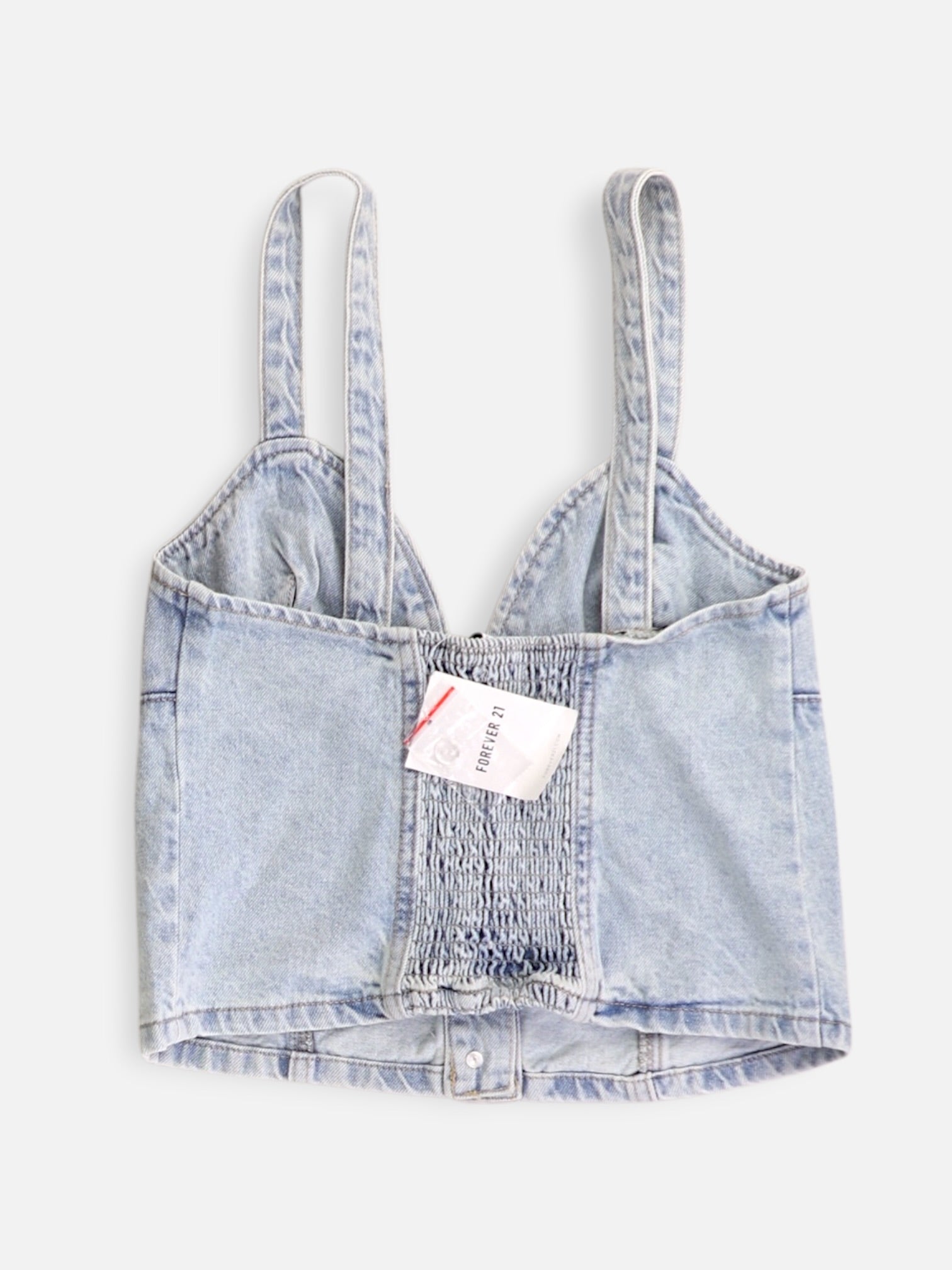 Forever 21 Blusa Denim - Mujer - Small