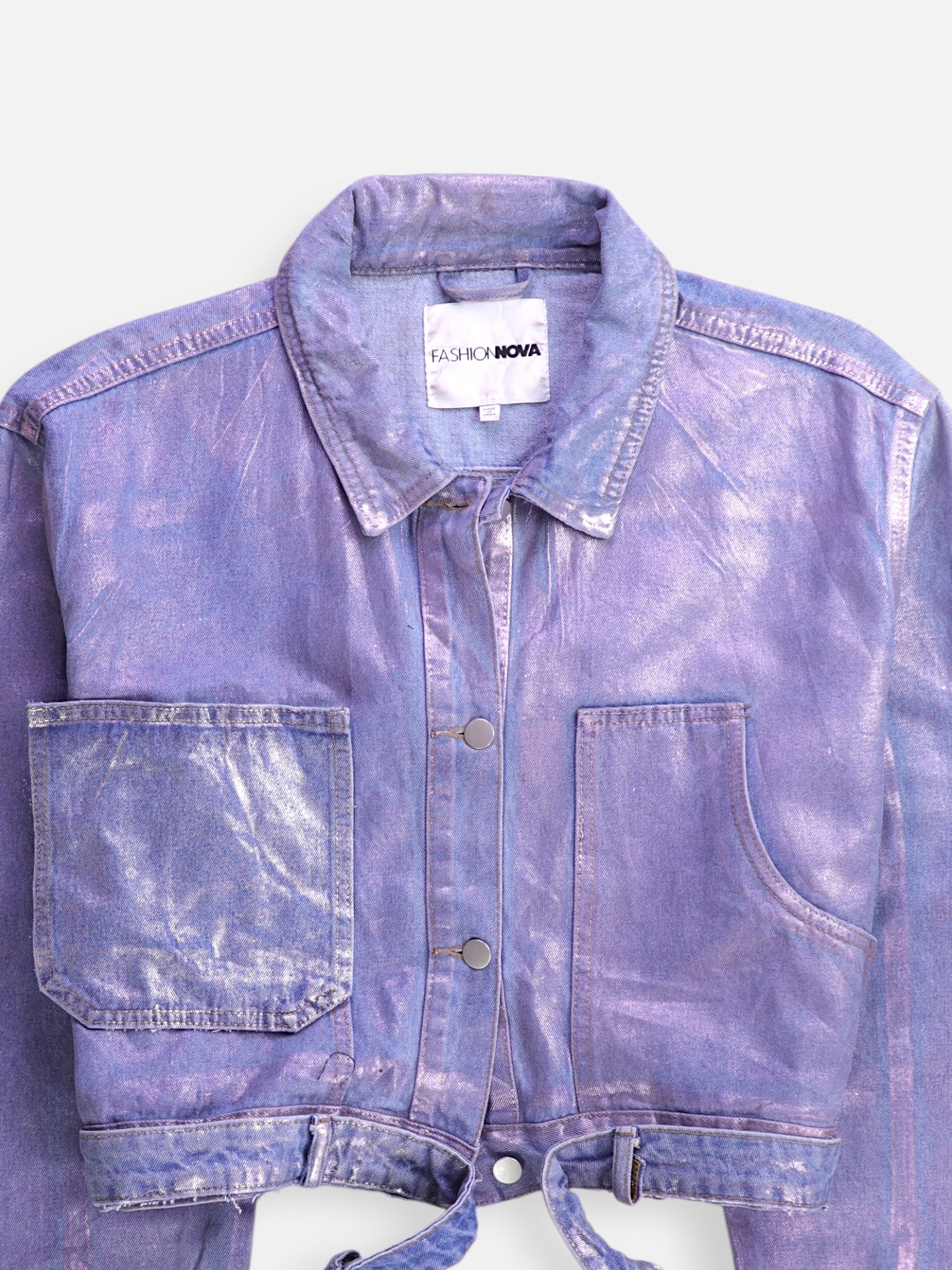 Fashionnova Chaqueta Denim  Basic - Mujer - 2XL