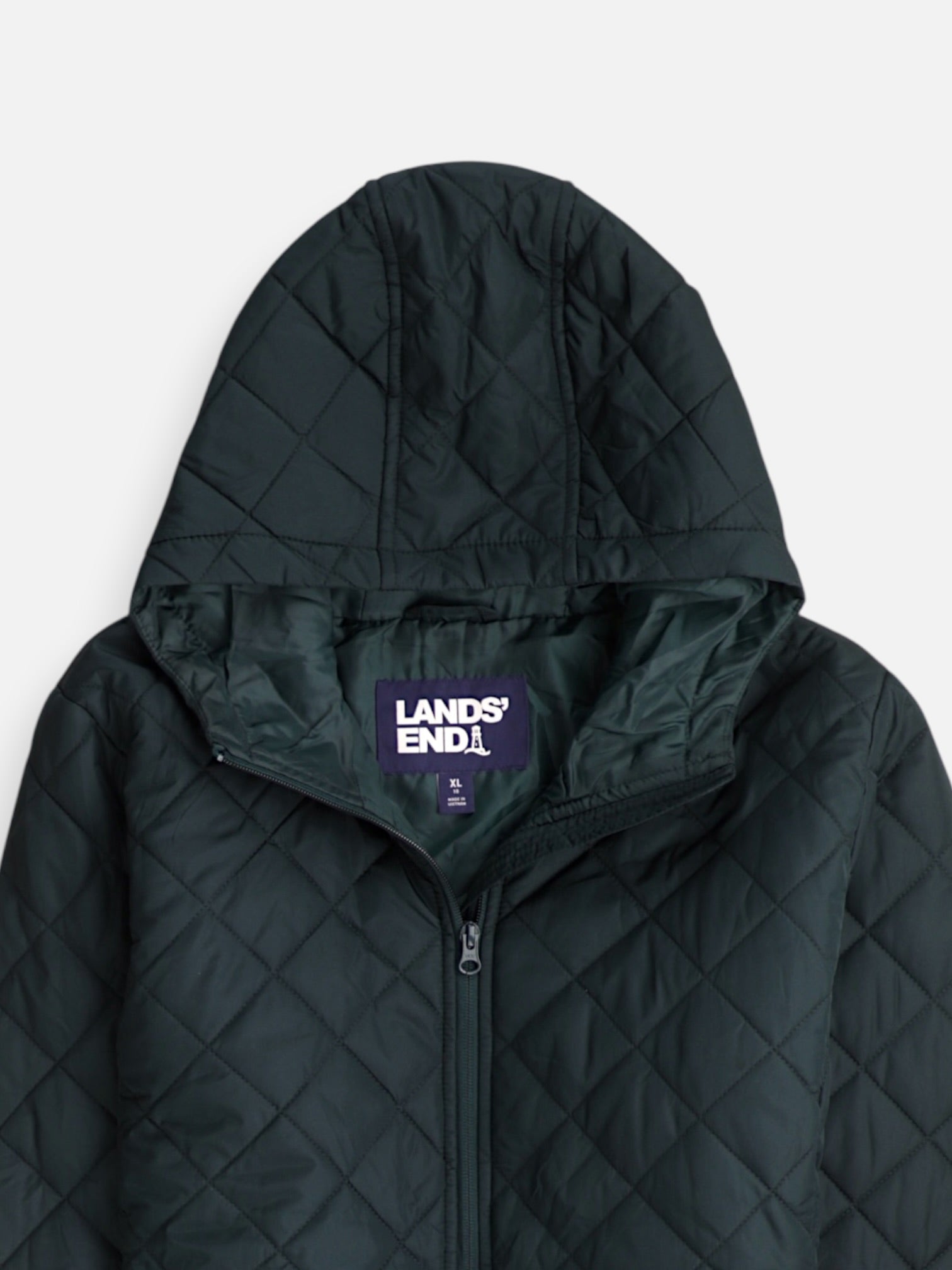 LANDS END Chaqueta Puffer Basic - Mujer - XL