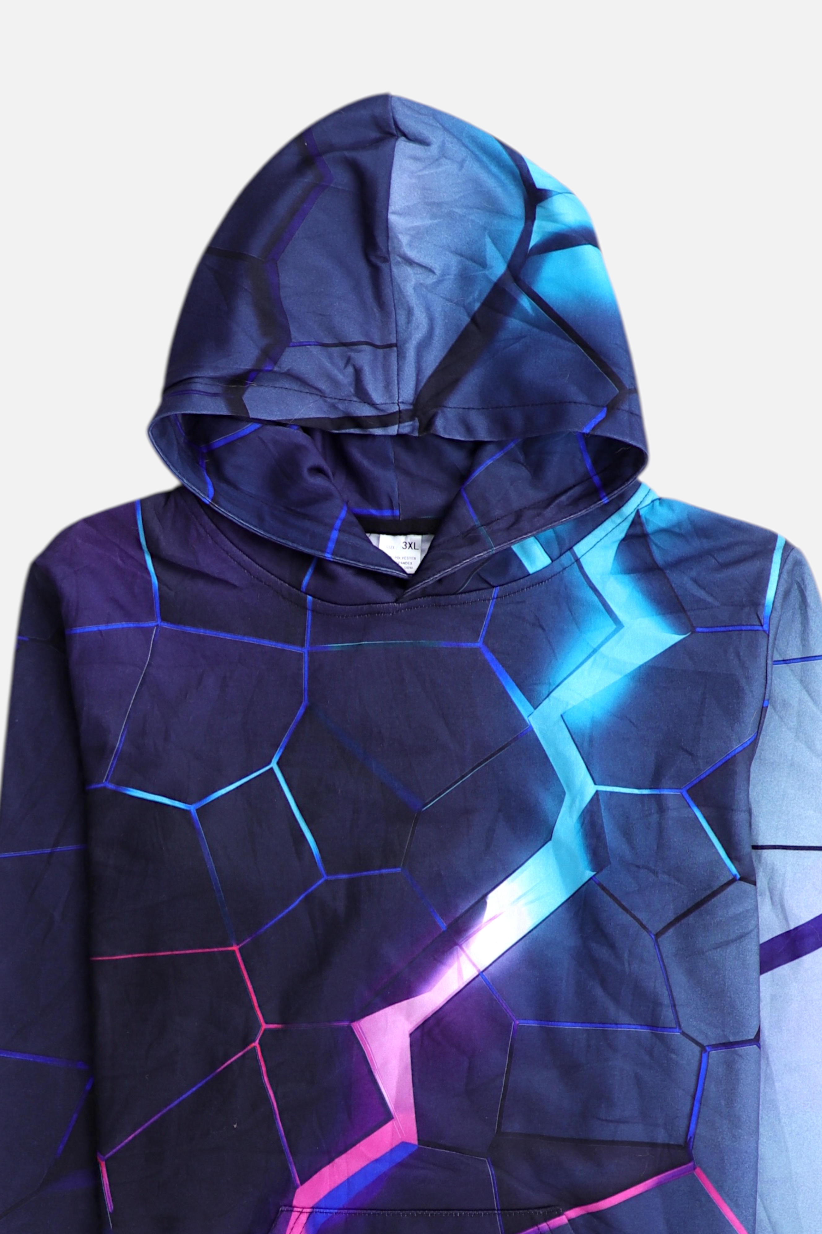 Sudadera Hoodie Color Block - Niño - XL - 13-14Y (Años)