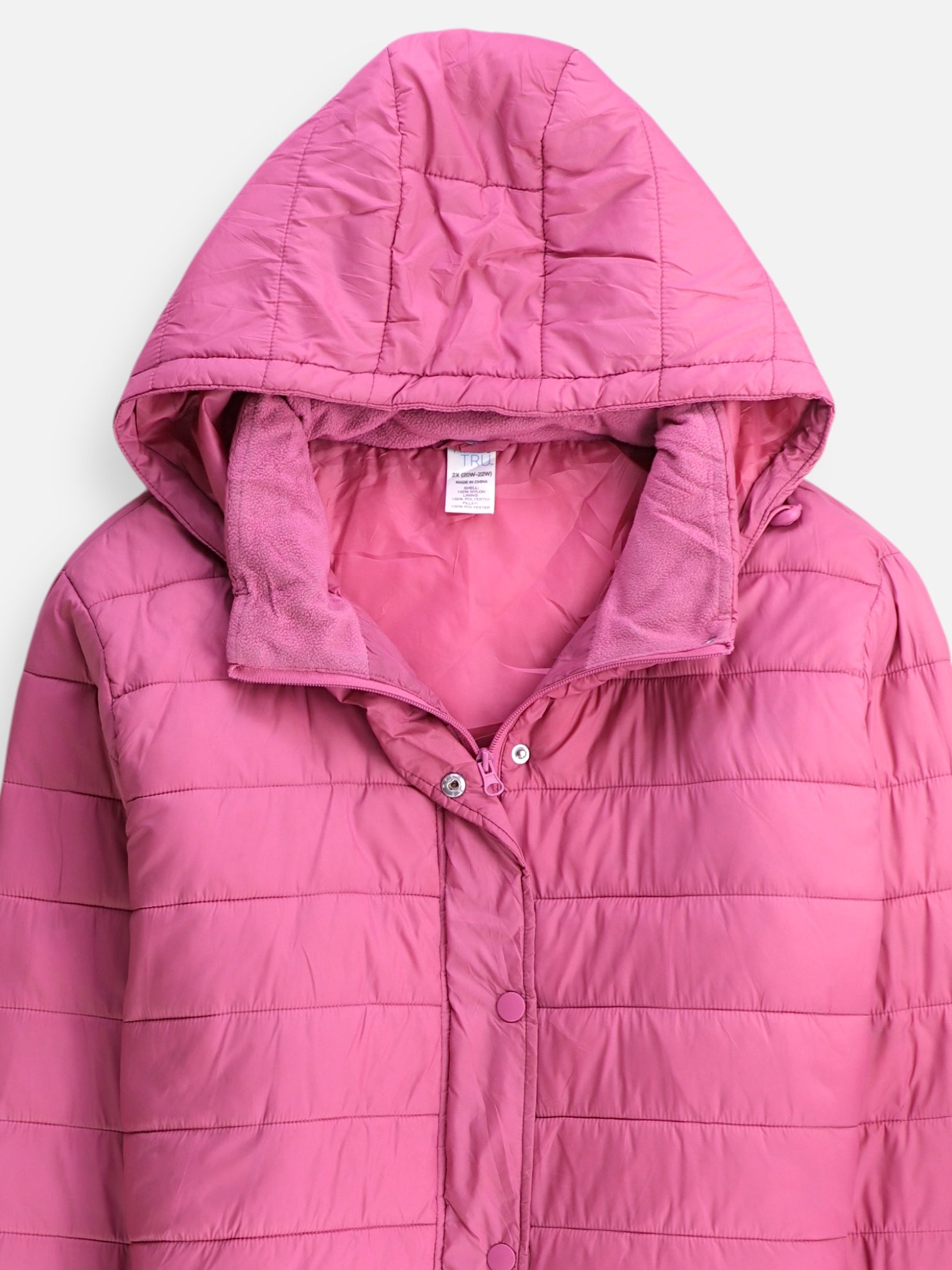 TIME THRU Chaqueta Puffer Impermeable - Mujer - 2XL