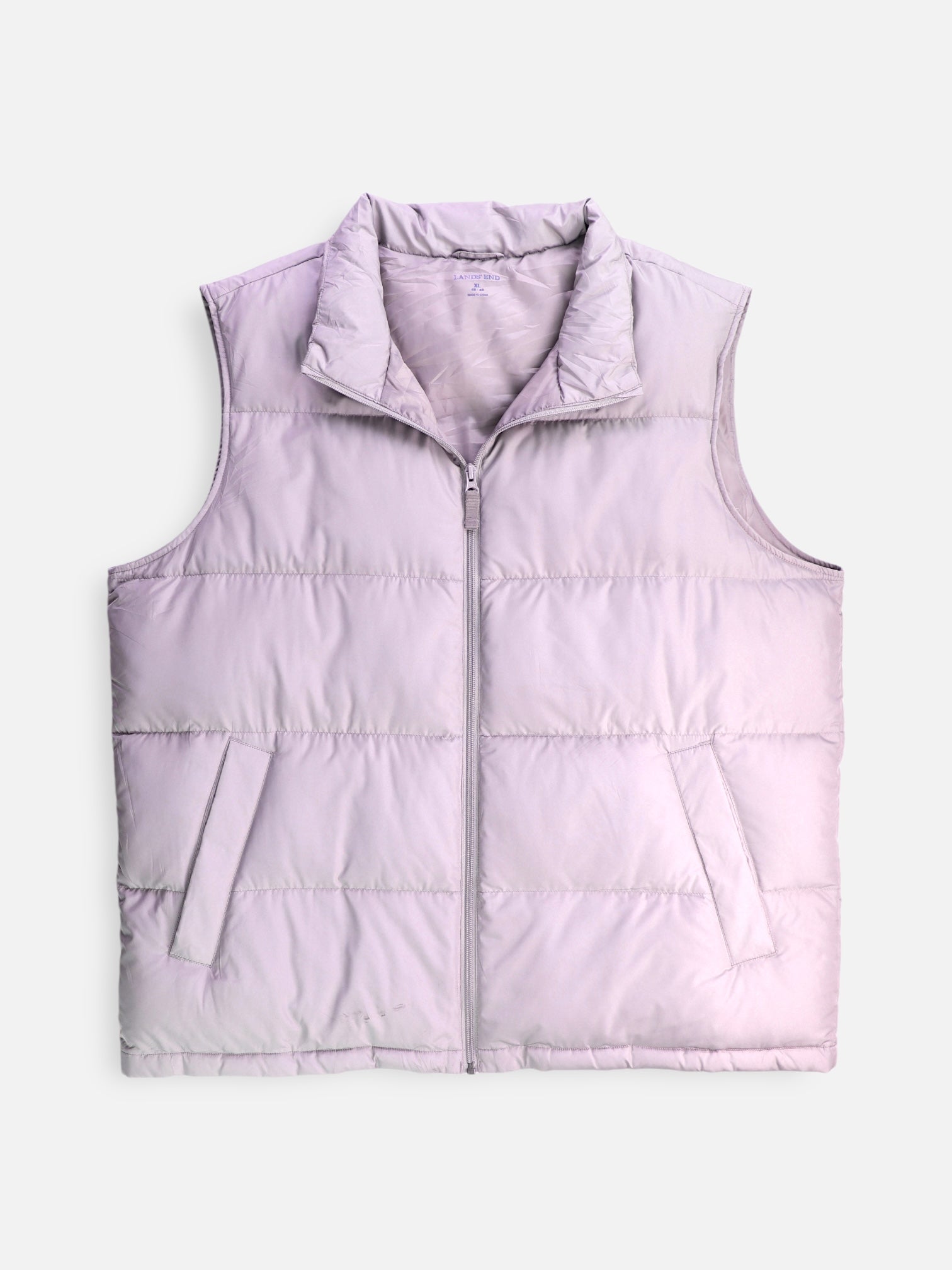 LANDS END Chaleco Puffer - Hombre - XL