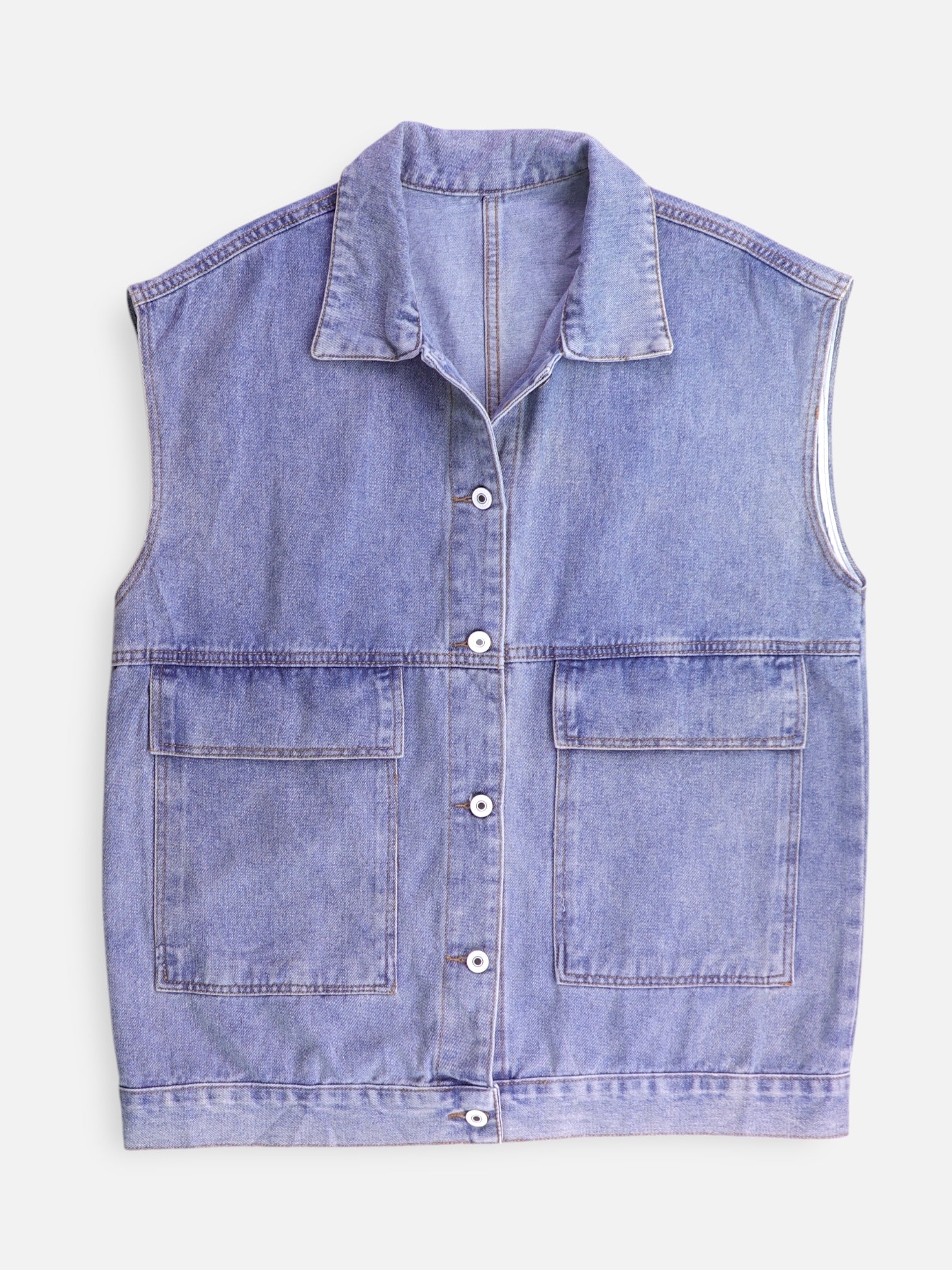Chaleco Denim - Hombre - Large