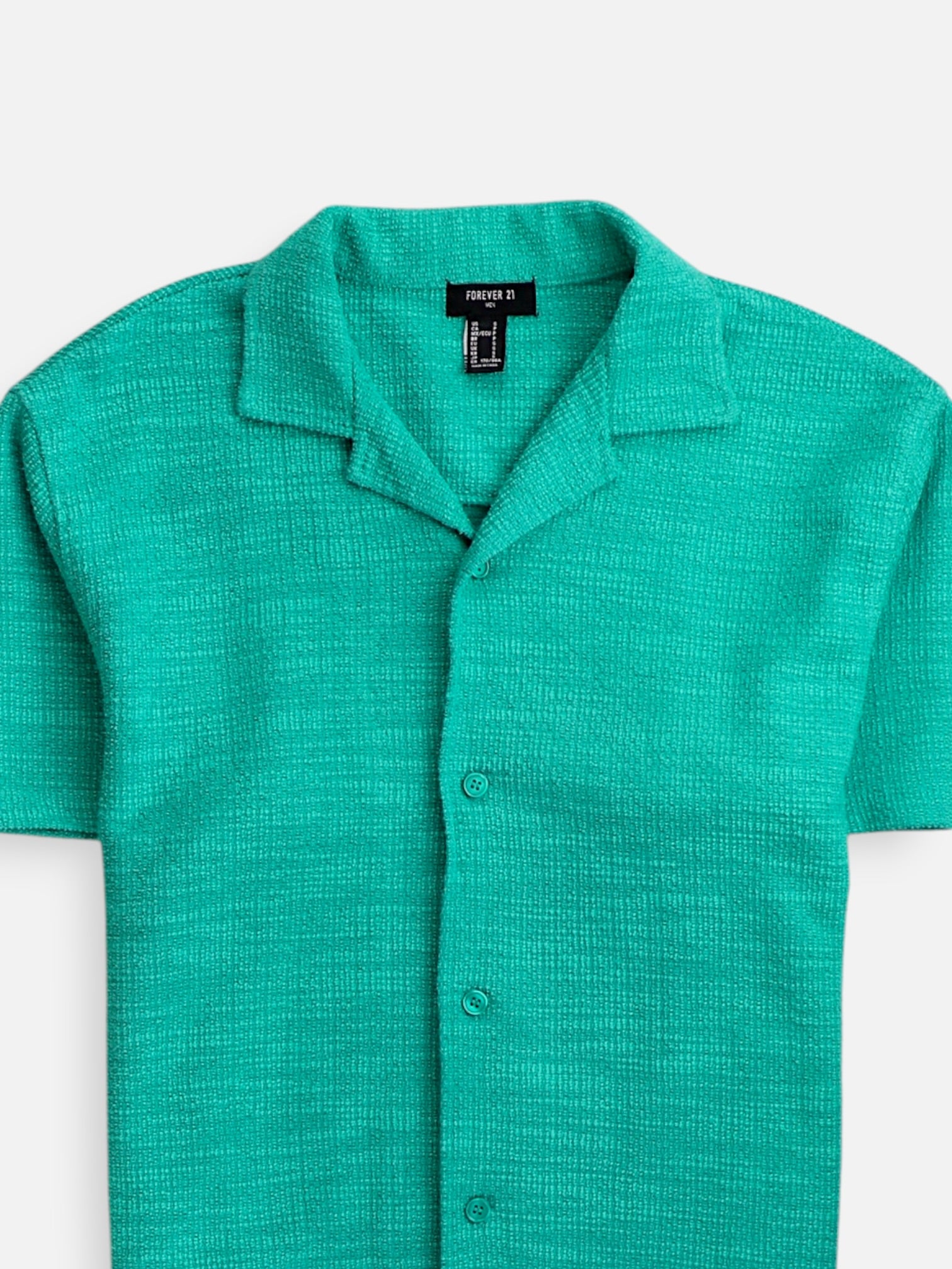Forever 21 Camisa Casual - Hombre - Small