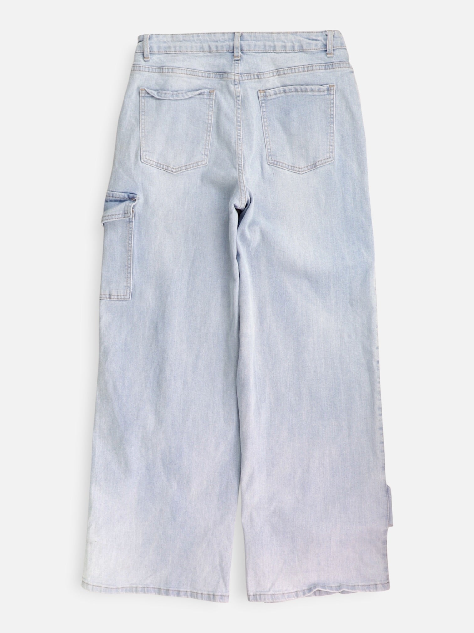Jean Regular Fit Cargo - Mujer - Large