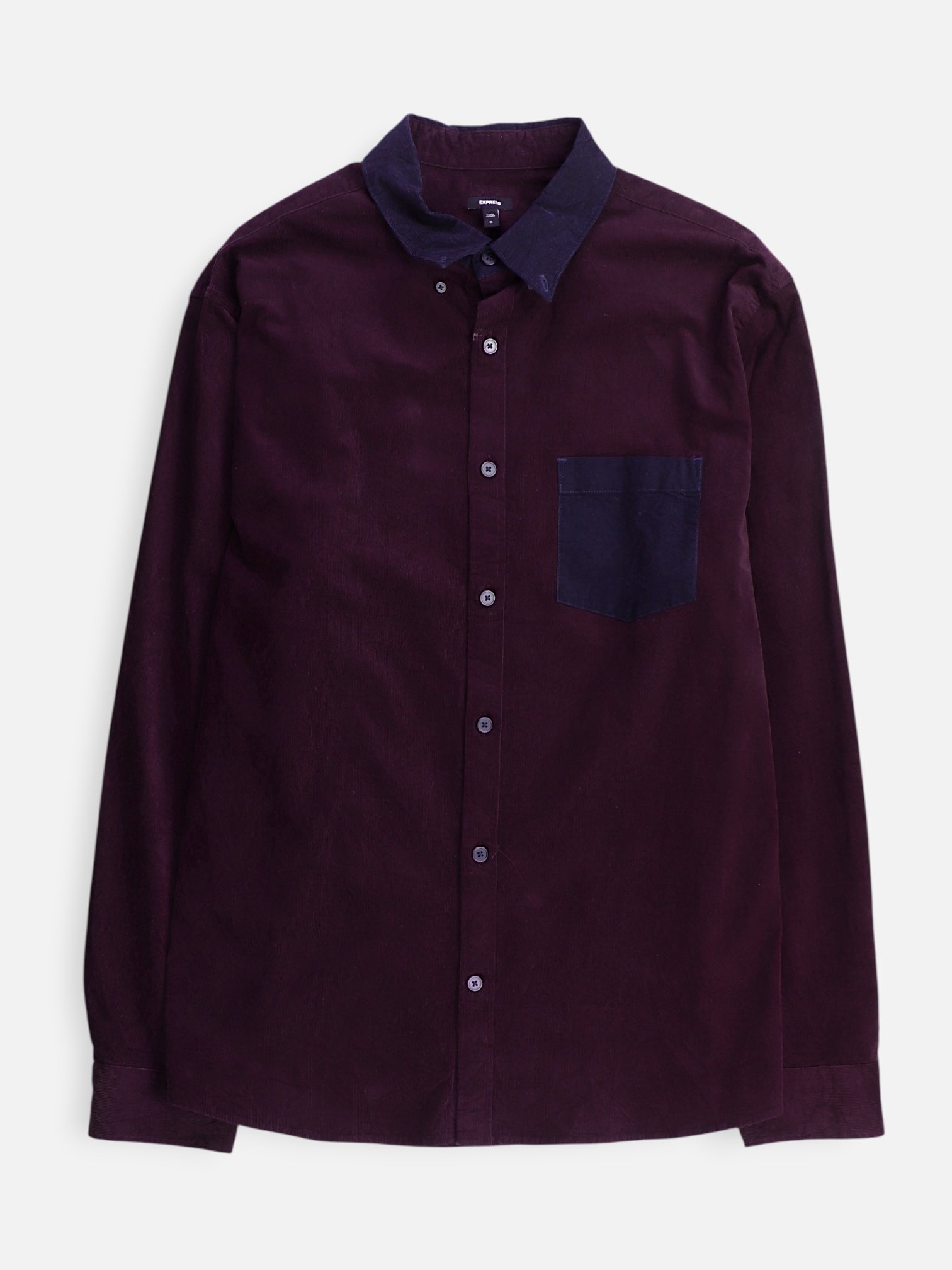 EXPRESS Camisa Corduroy - Hombre - XL