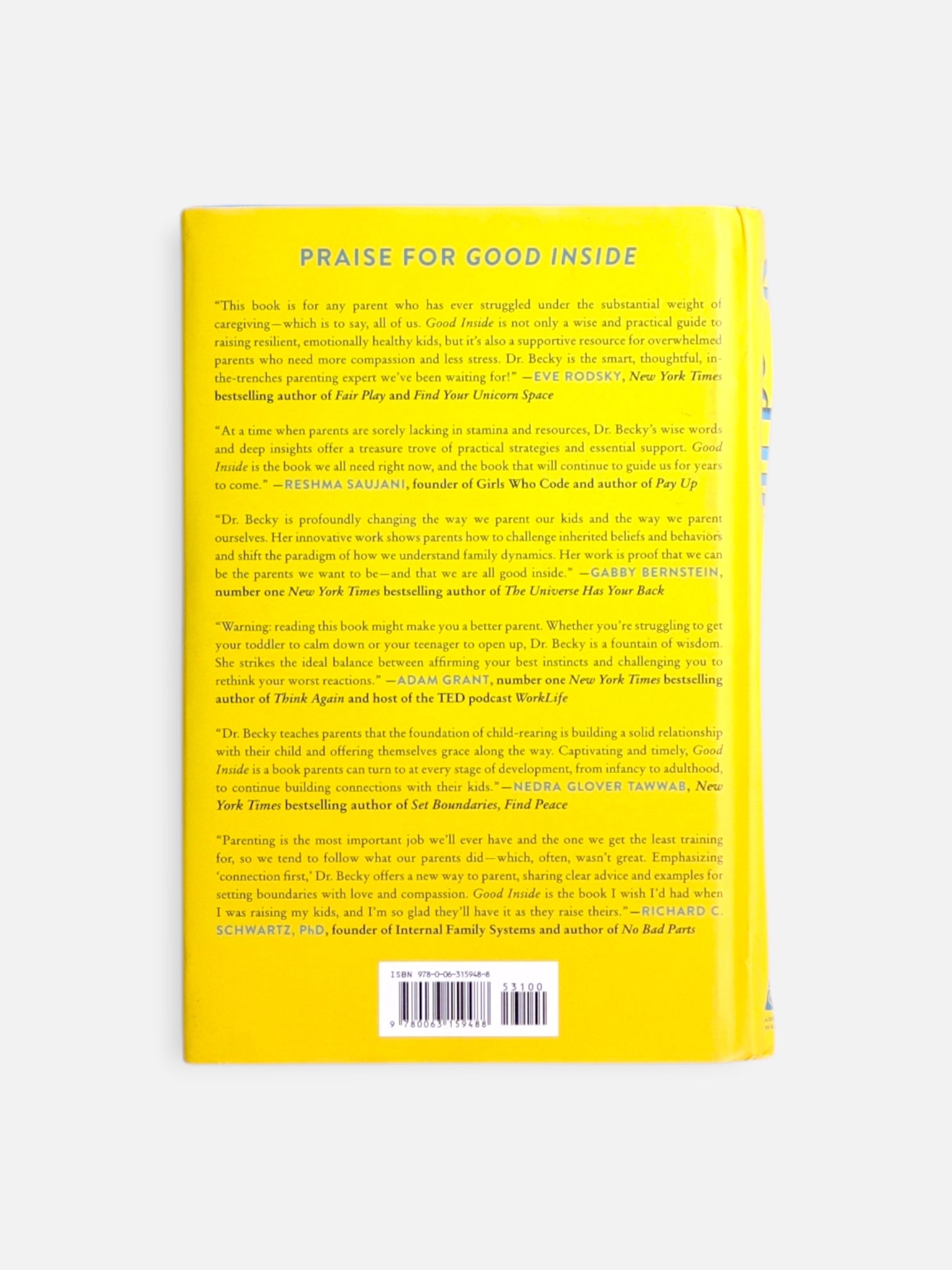 Libro GOOD INSIDE a guide to becoming the parent you want to be  by Dr. Becky Kennedy