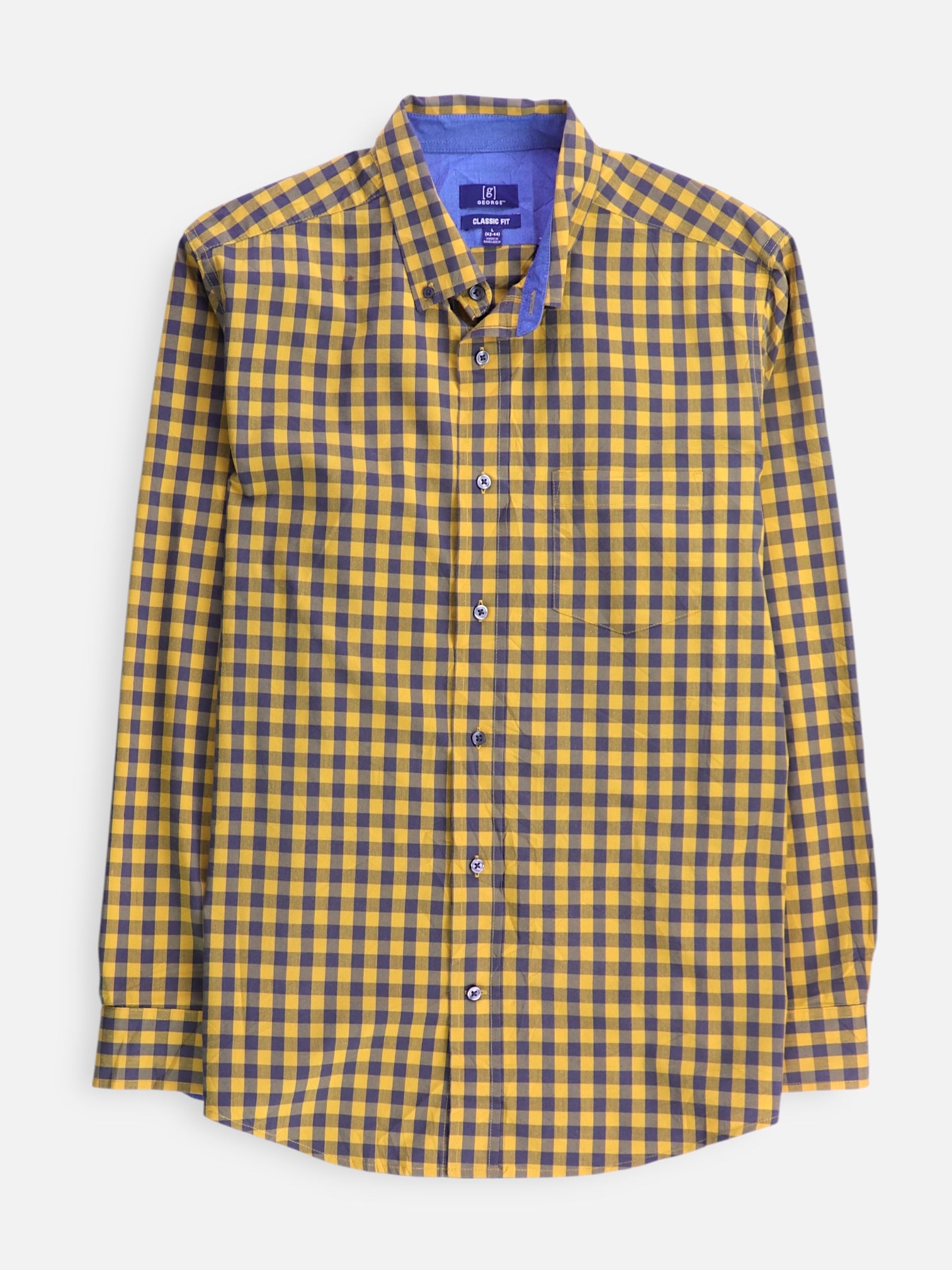 George Camisa Color Block - Hombre - Large