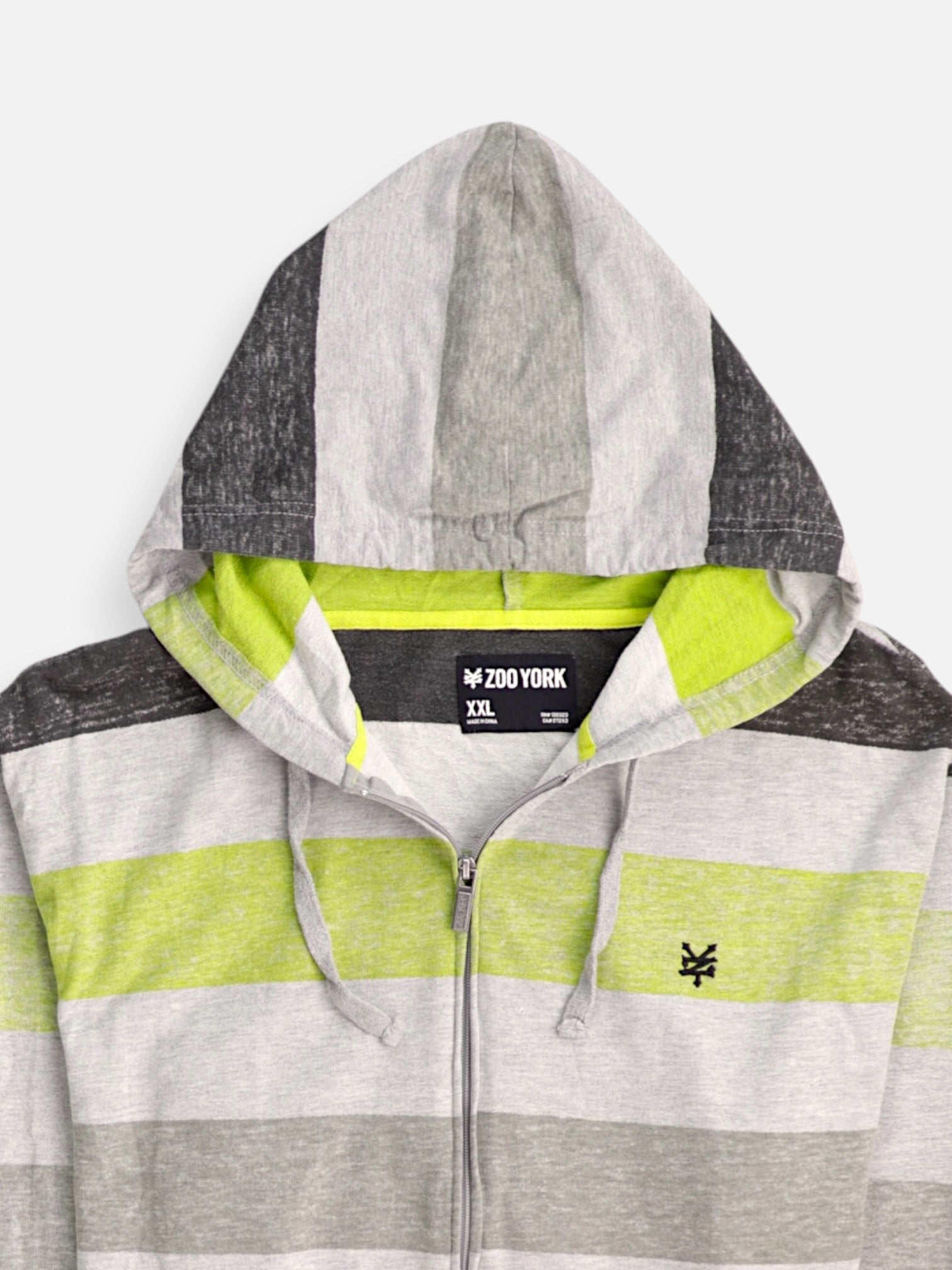 Sudadera Hoodie Color Block - Hombre - 2XL
