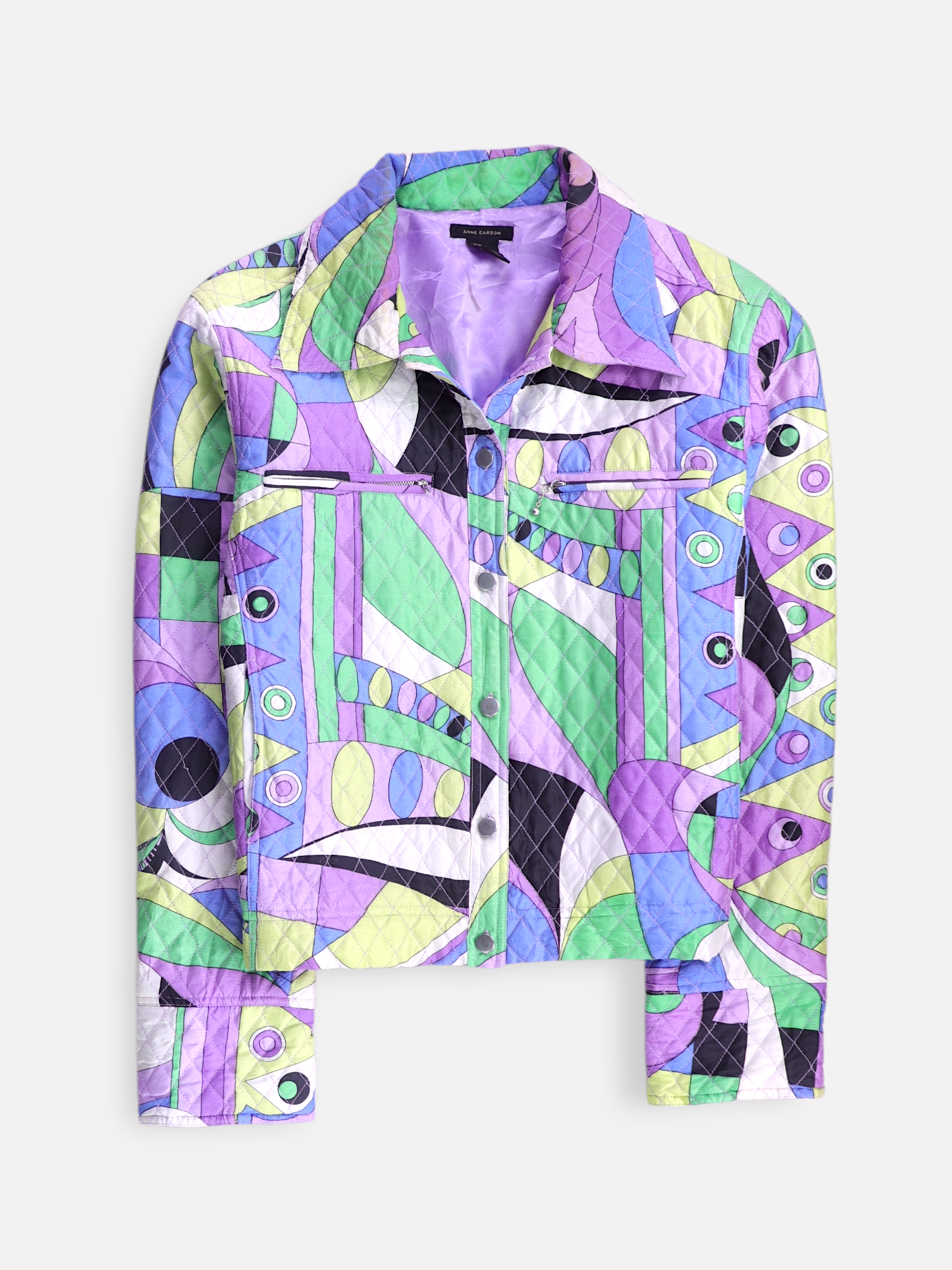 Chaqueta Casual Color Block - Mujer - Medium