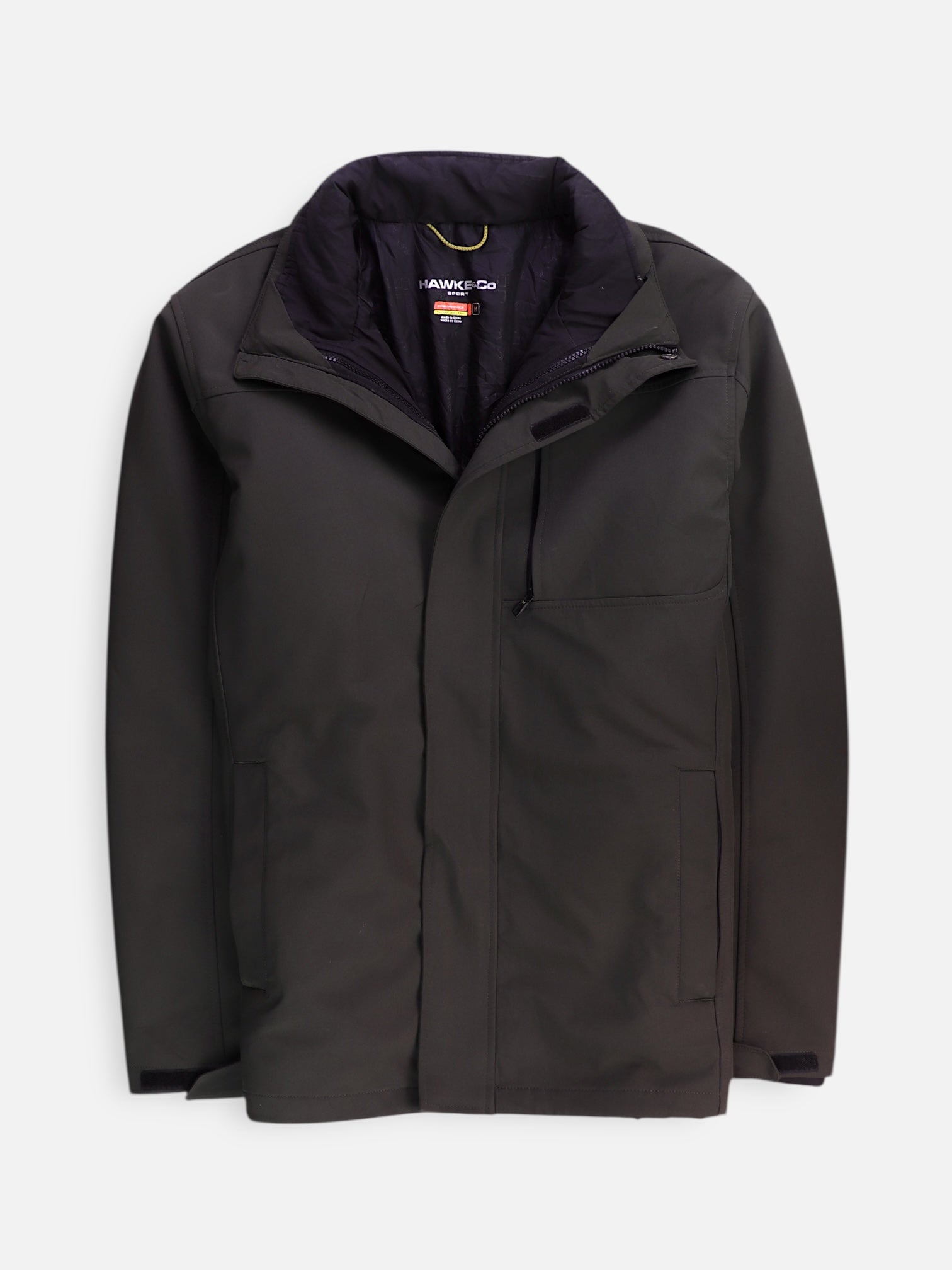 HAWKE&CO Chaqueta Impermeable Fleece - Hombre - Medium