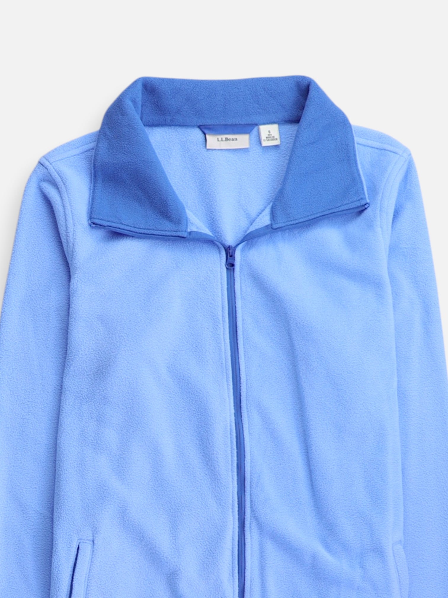 LL BEAN Sueter Fleece Casual - Mujer - Small