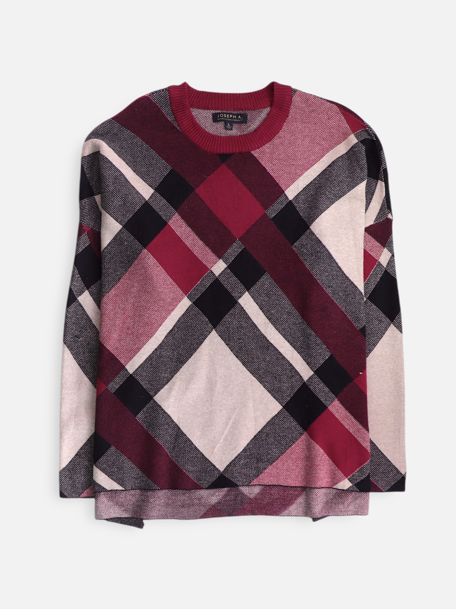 Sueter Casual Color Block - Mujer - Large