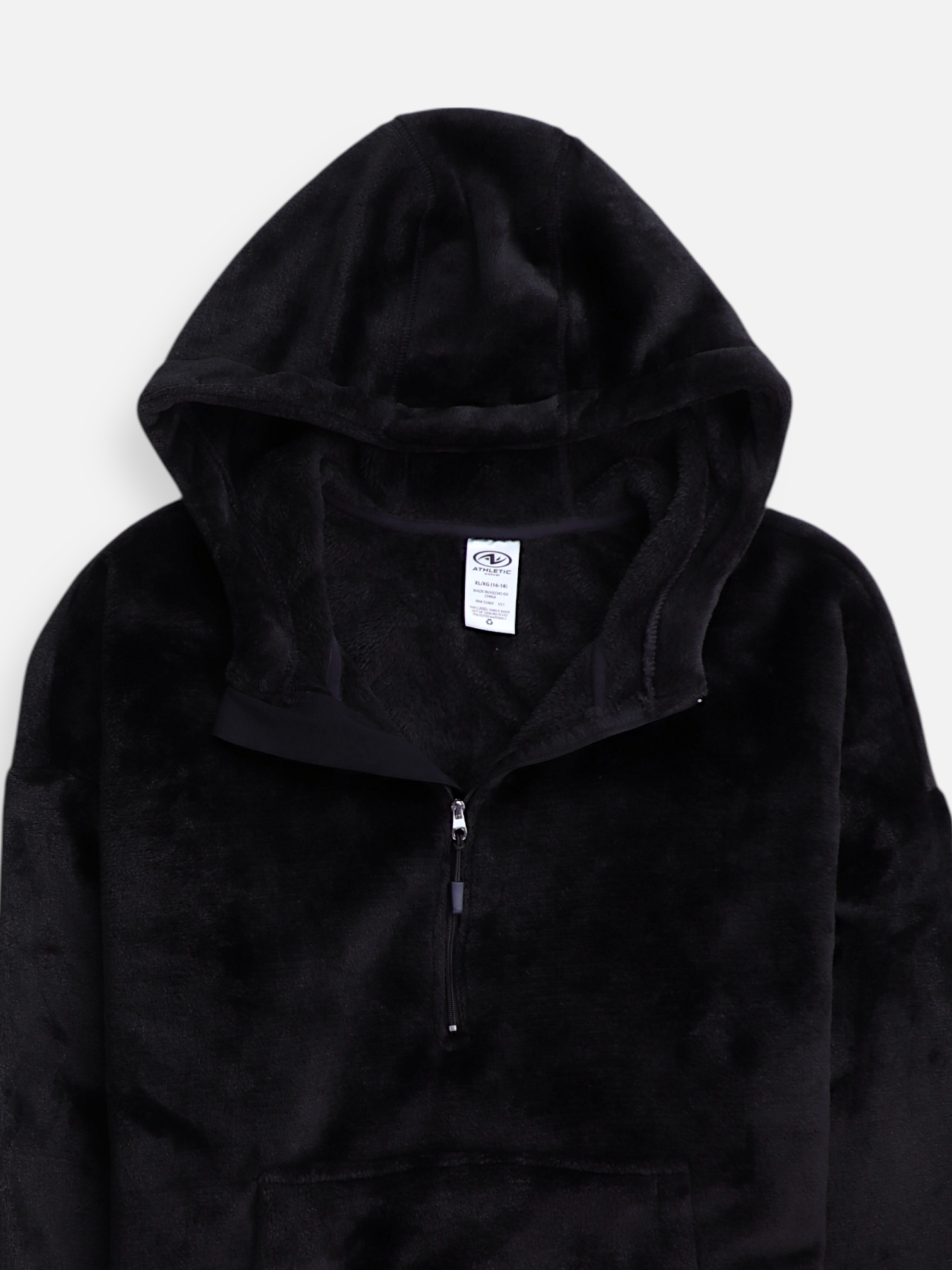 ATHLETIC Sudadera Hoodie Teddy - Mujer - XL