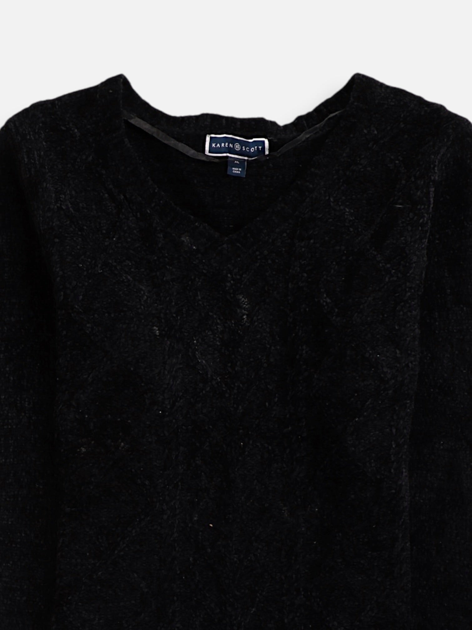 KAREN SCOTT Sueter Knit Casual - Mujer - XL