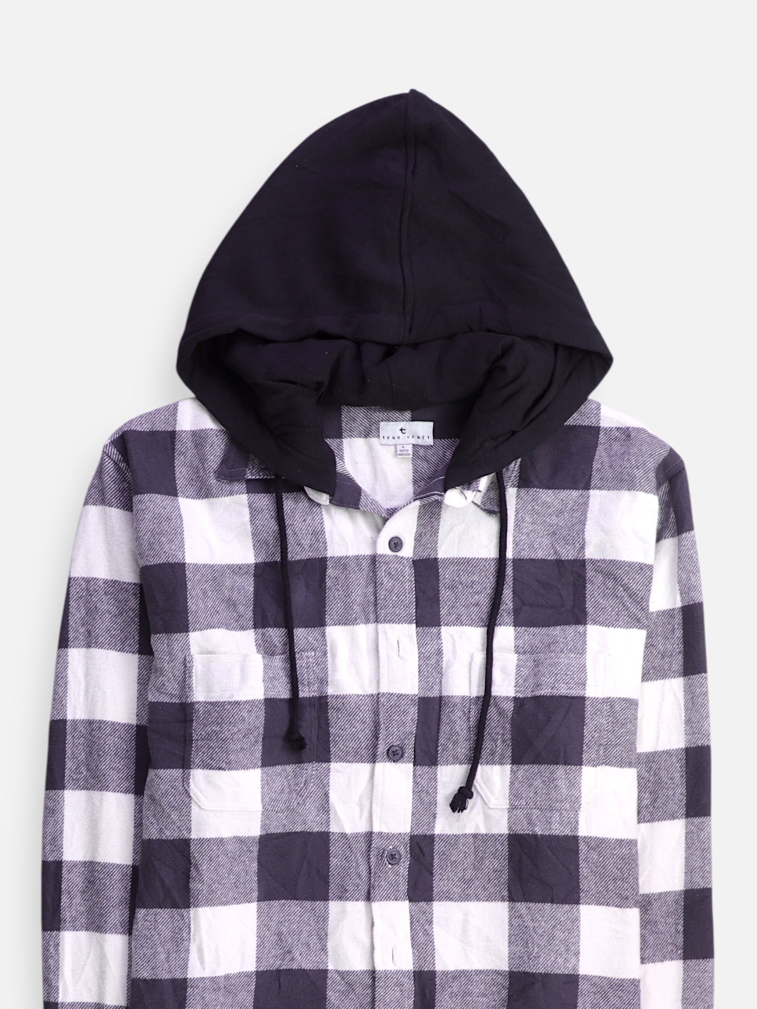 Chaqueta Sobrecamisa Color Block - Hombre - Large