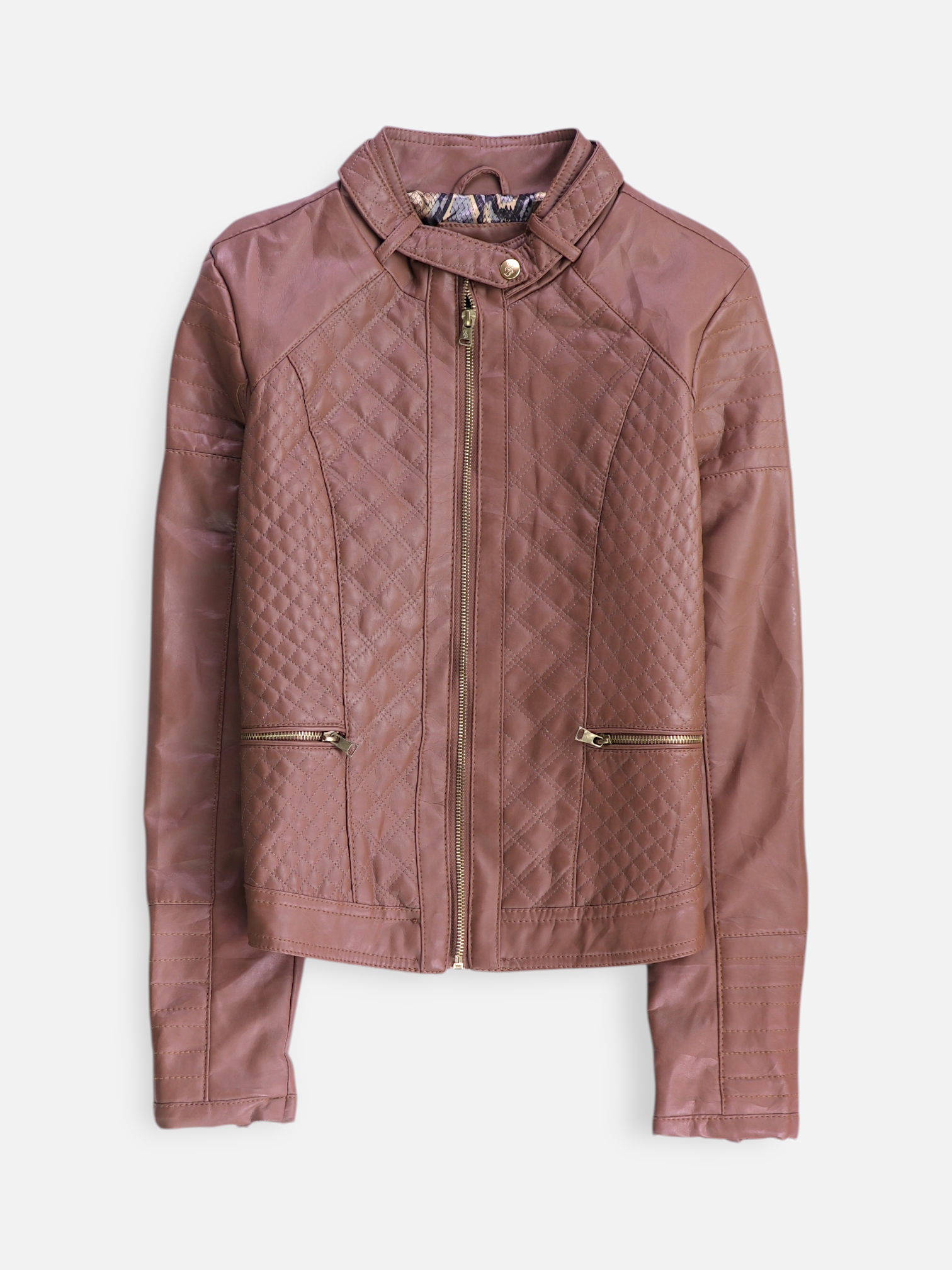 Chaqueta Casual Cuero - Mujer - Medium