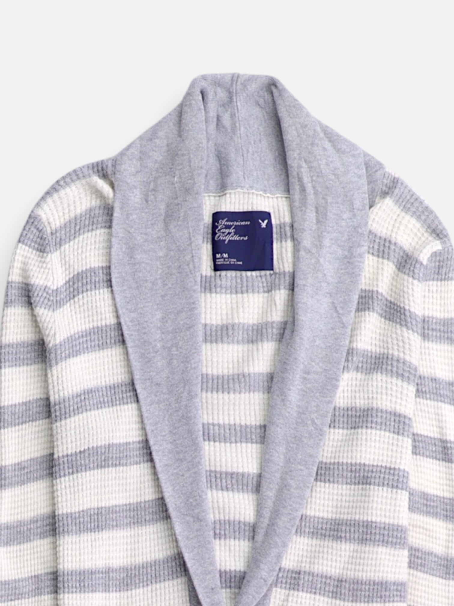 American Eagle Sueter Cardigan Color Block - Mujer - Medium