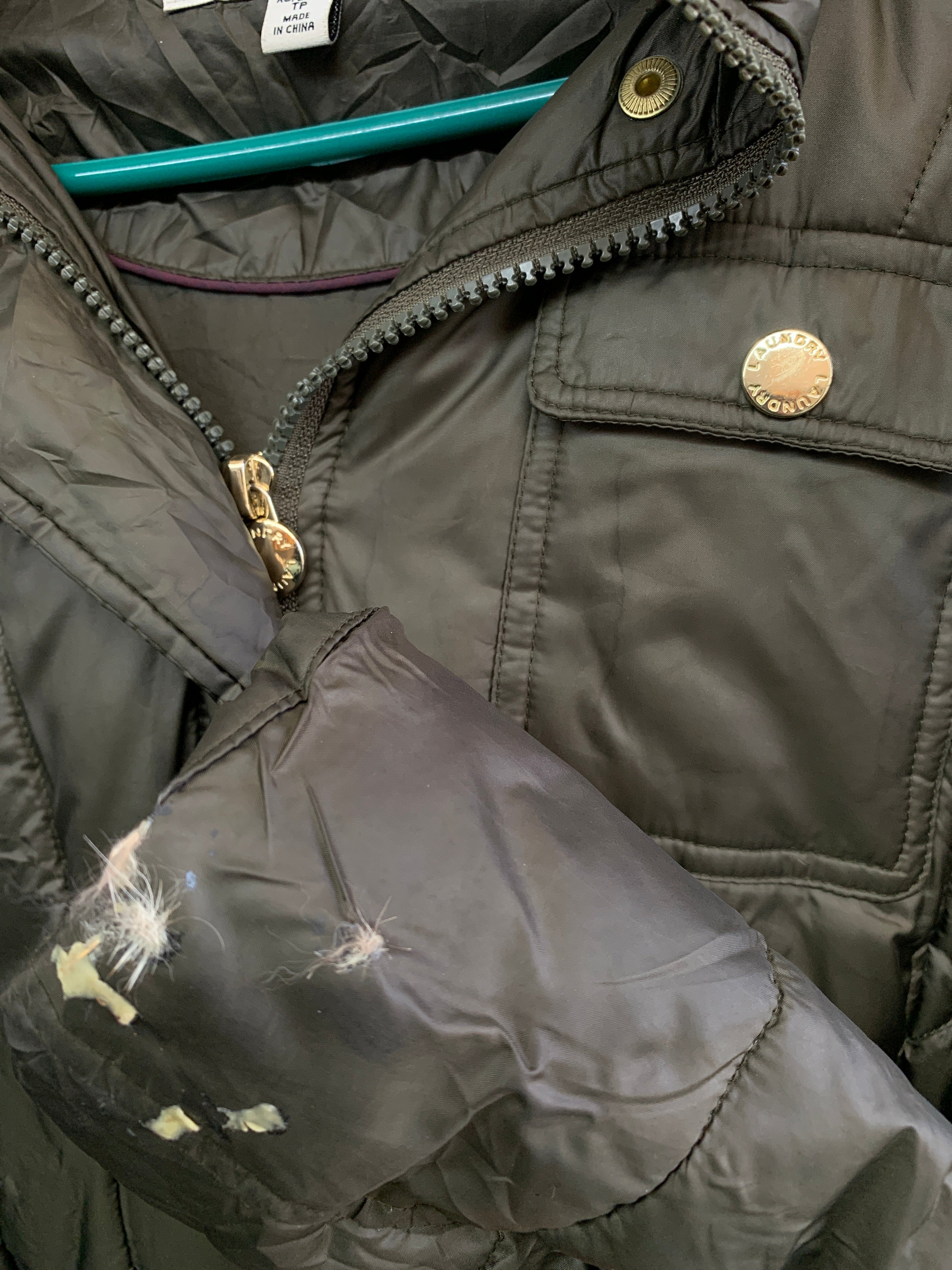 Laundry by Shelli Segal Abrigo Impermeable Puffer - Mujer - XS