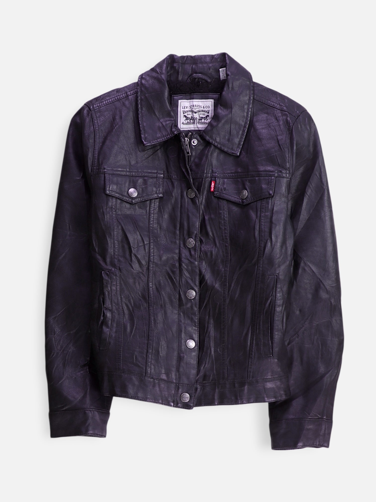 Levis Chaqueta Motera Cuero - Hombre - Large