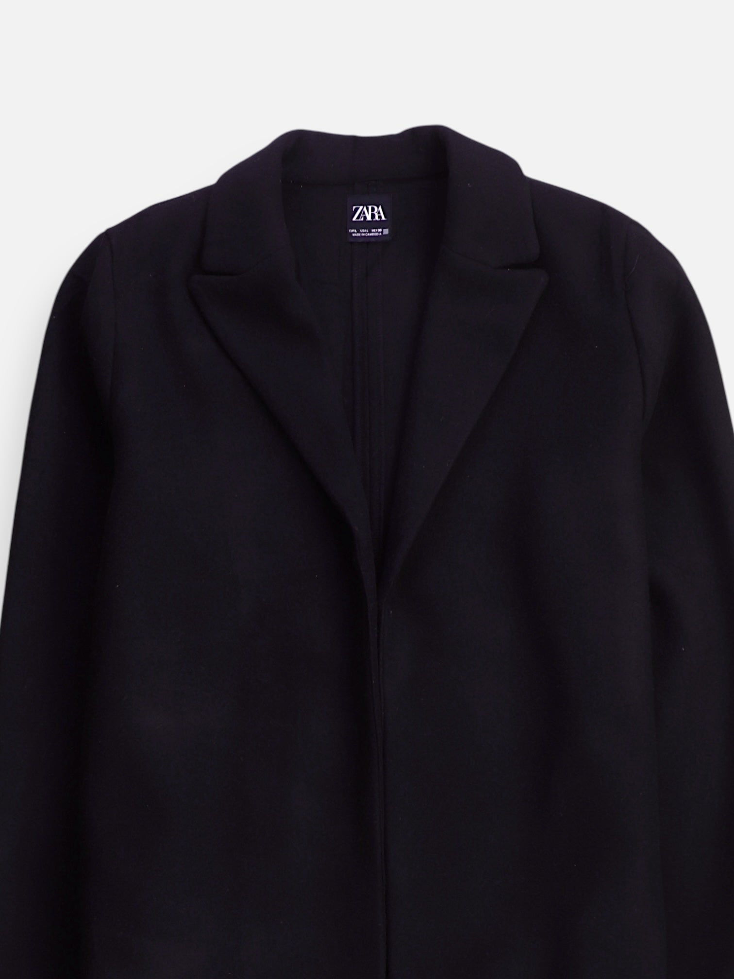 ZARA Abrigo Largo Casual - Mujer - Large
