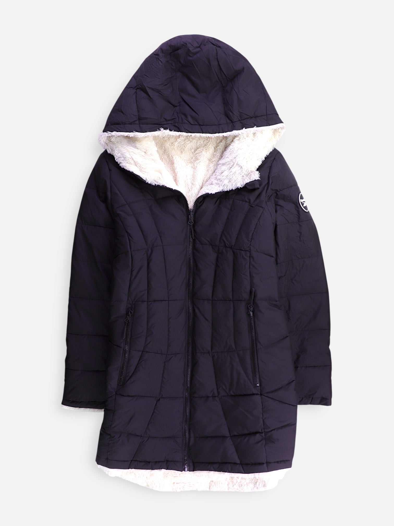 Reebok Chaqueta Puffer Reversible - Mujer - Medium