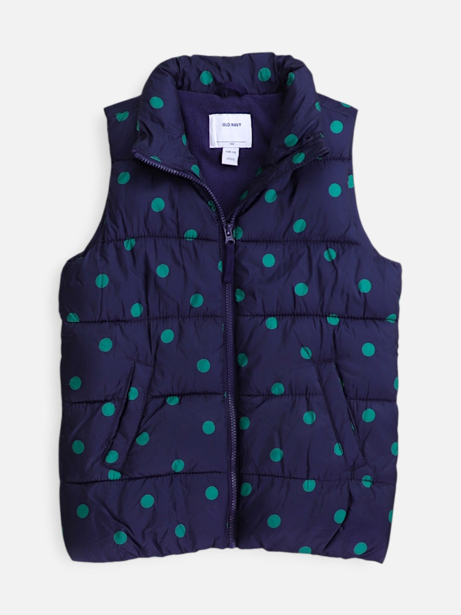 Old Navy Chaleco Puffer - Niña - Large - 10-12Y (Años)