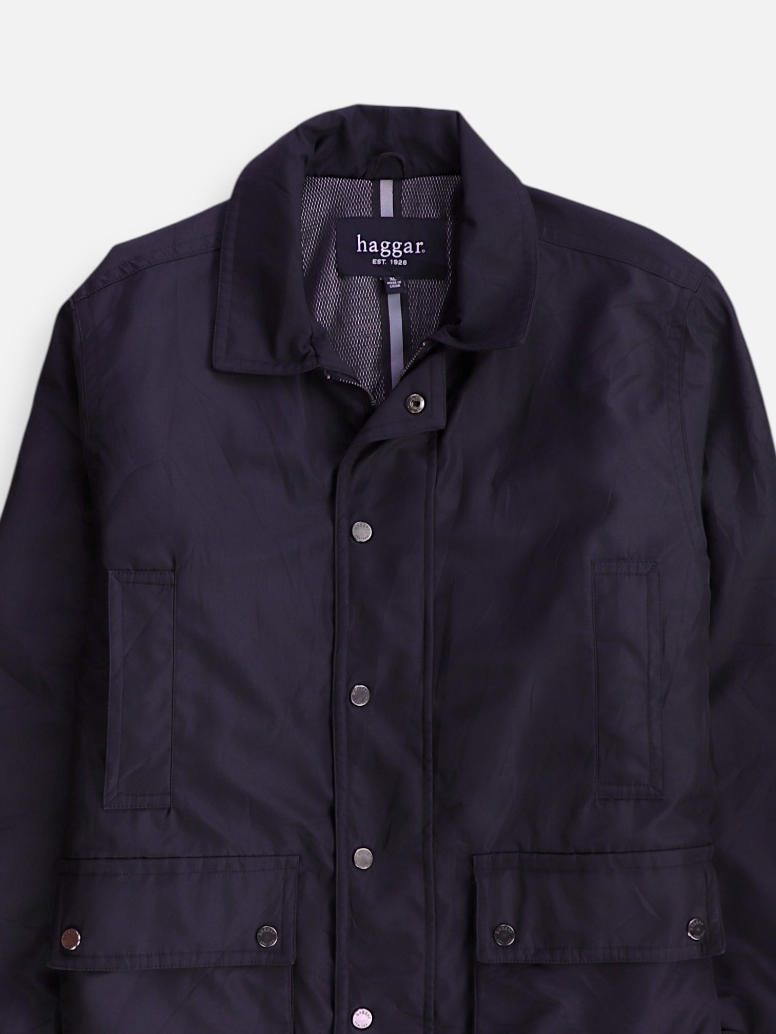 haggar Chaqueta Casual Fleece - Hombre - XL