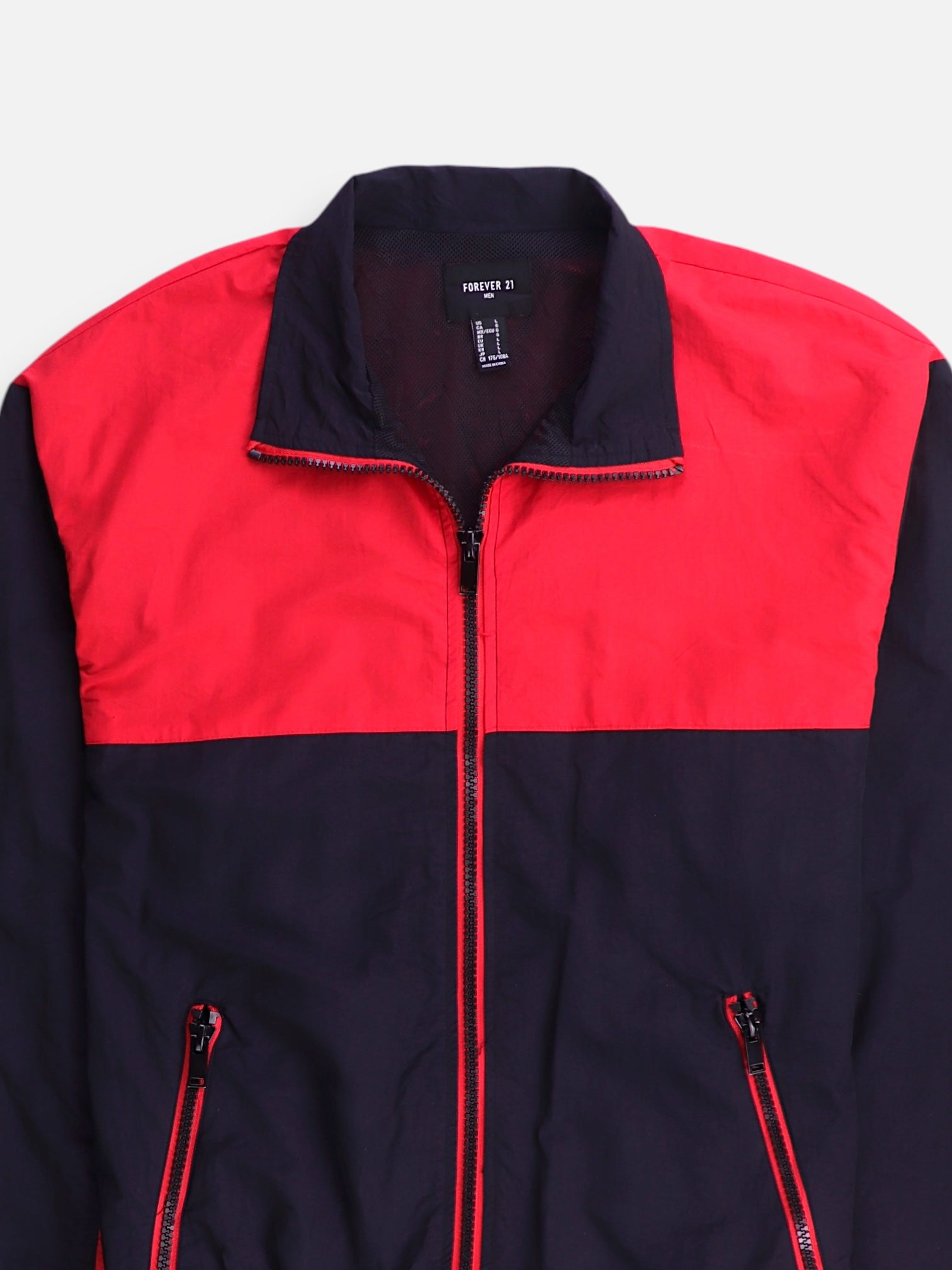 Forever 21 Chumpa Impermeable - Hombre - Large